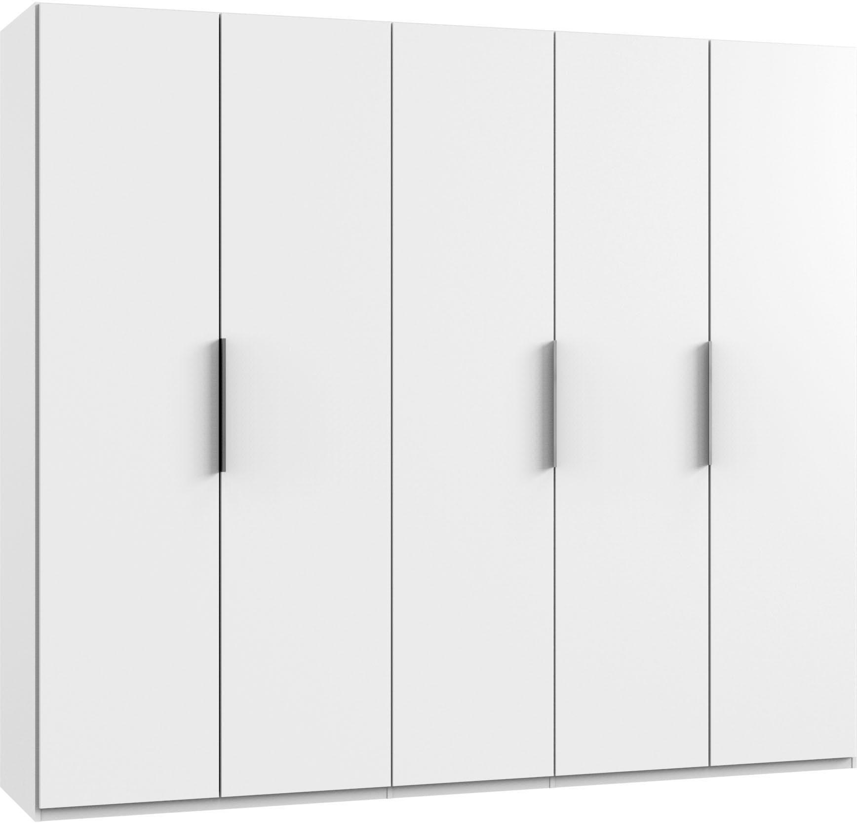 Kleiderschrank Wimex "Level By Fresh To Go", Weiß, B:250Cm H:216Cm T:58Cm, SchräNke, Kleiderschrank, Ohne Schubladen