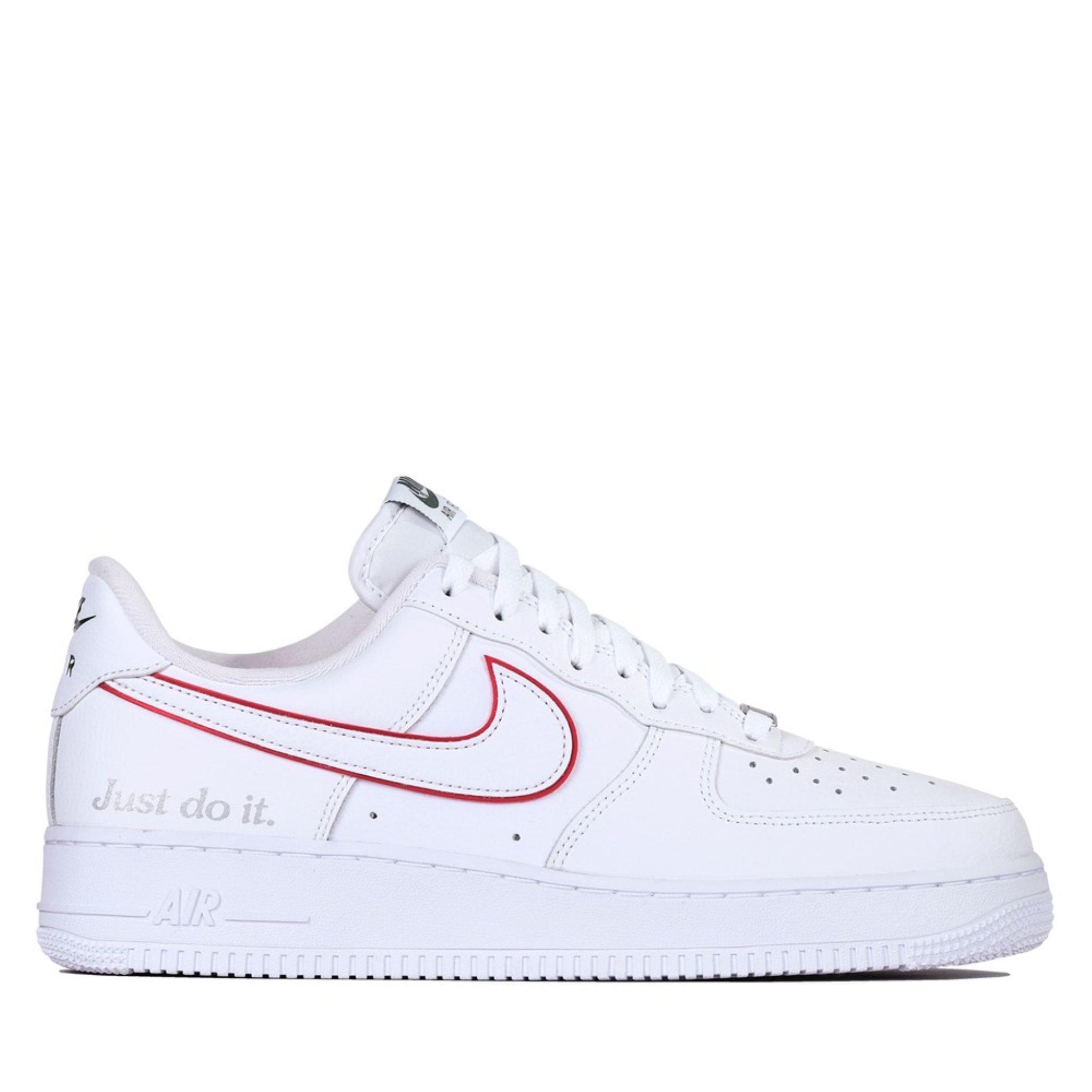 Nike Air Force 1 Low Just Do It Bianco Fuoco Rosso DQ0791100