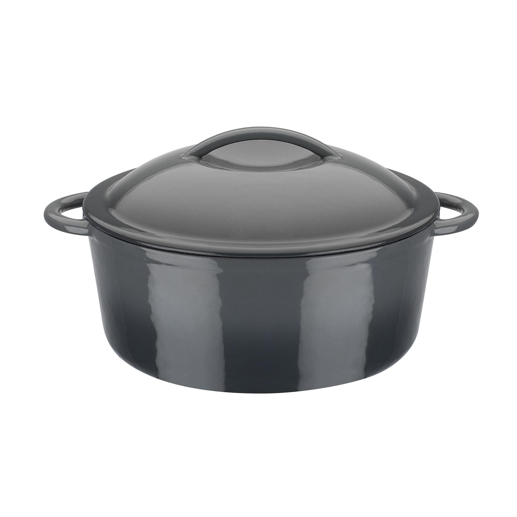 GSW Gusseisen Kochtopf Grey Shadow 24cm, 4,0 L