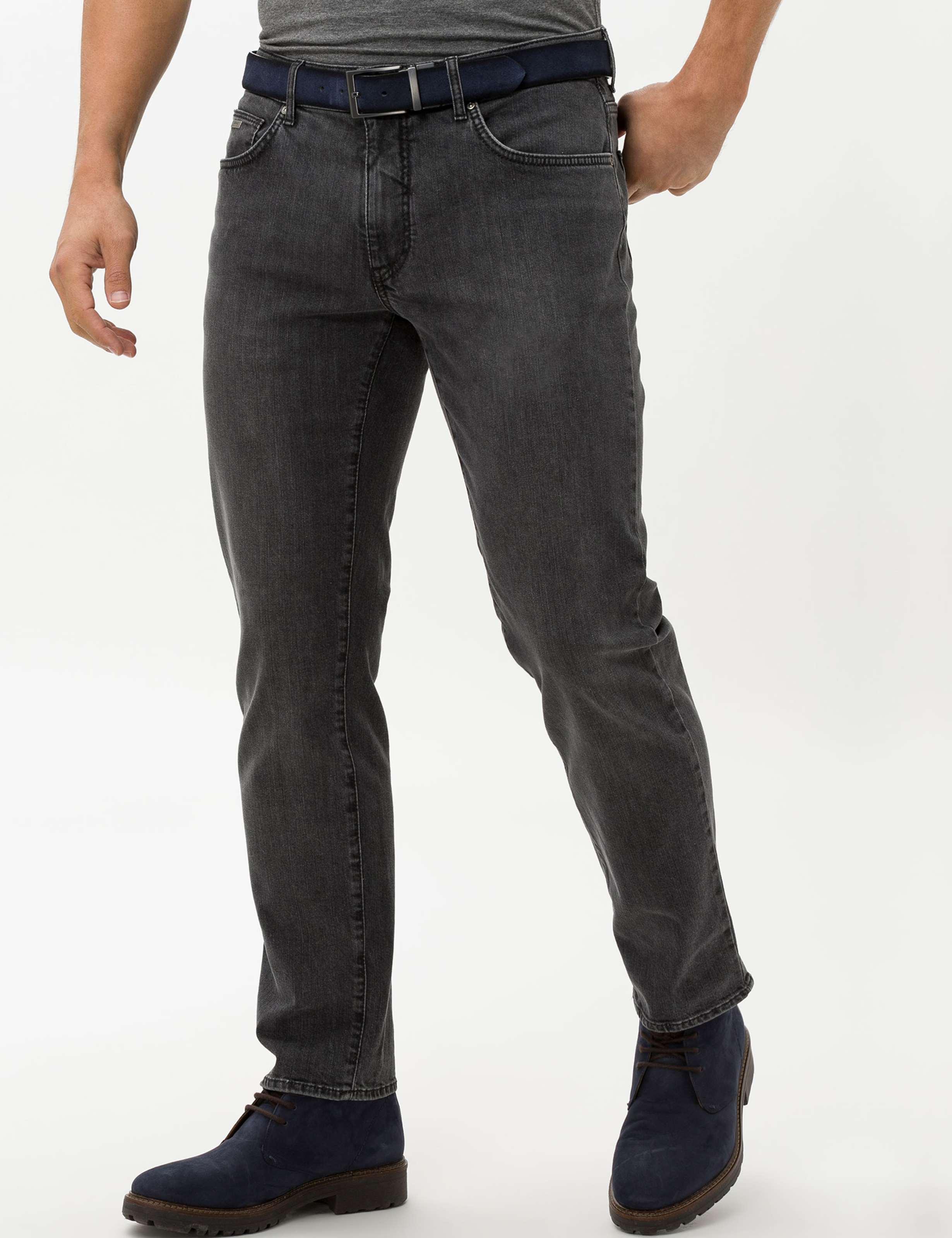 Brax Herren Five-Pocket-Hose Style Cadiz Grey Used, Denim Grau, Gr. 32/32