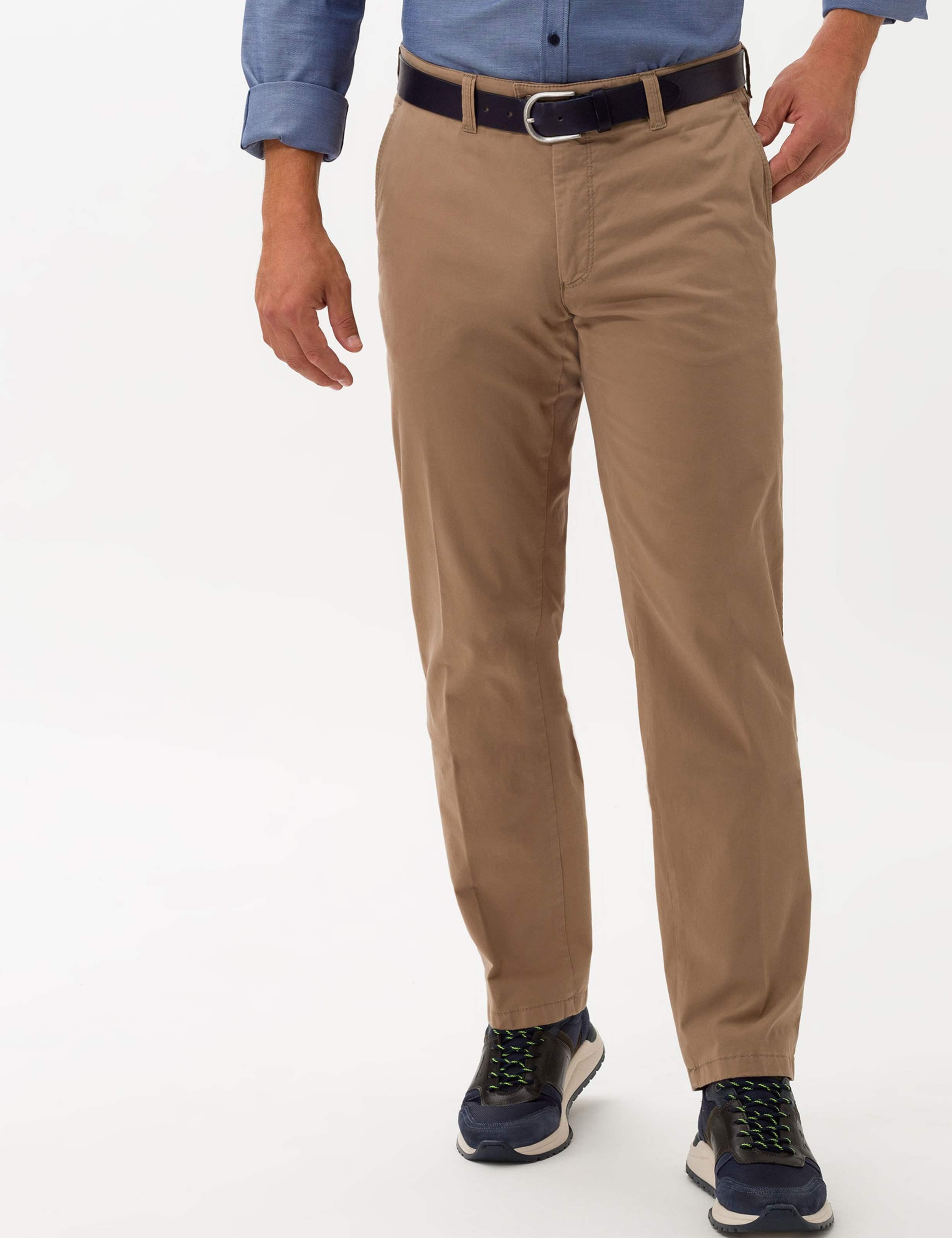 Eurex Herren Flatfronthose Style JIM BEIGE, hellbraun, Gr. 285U