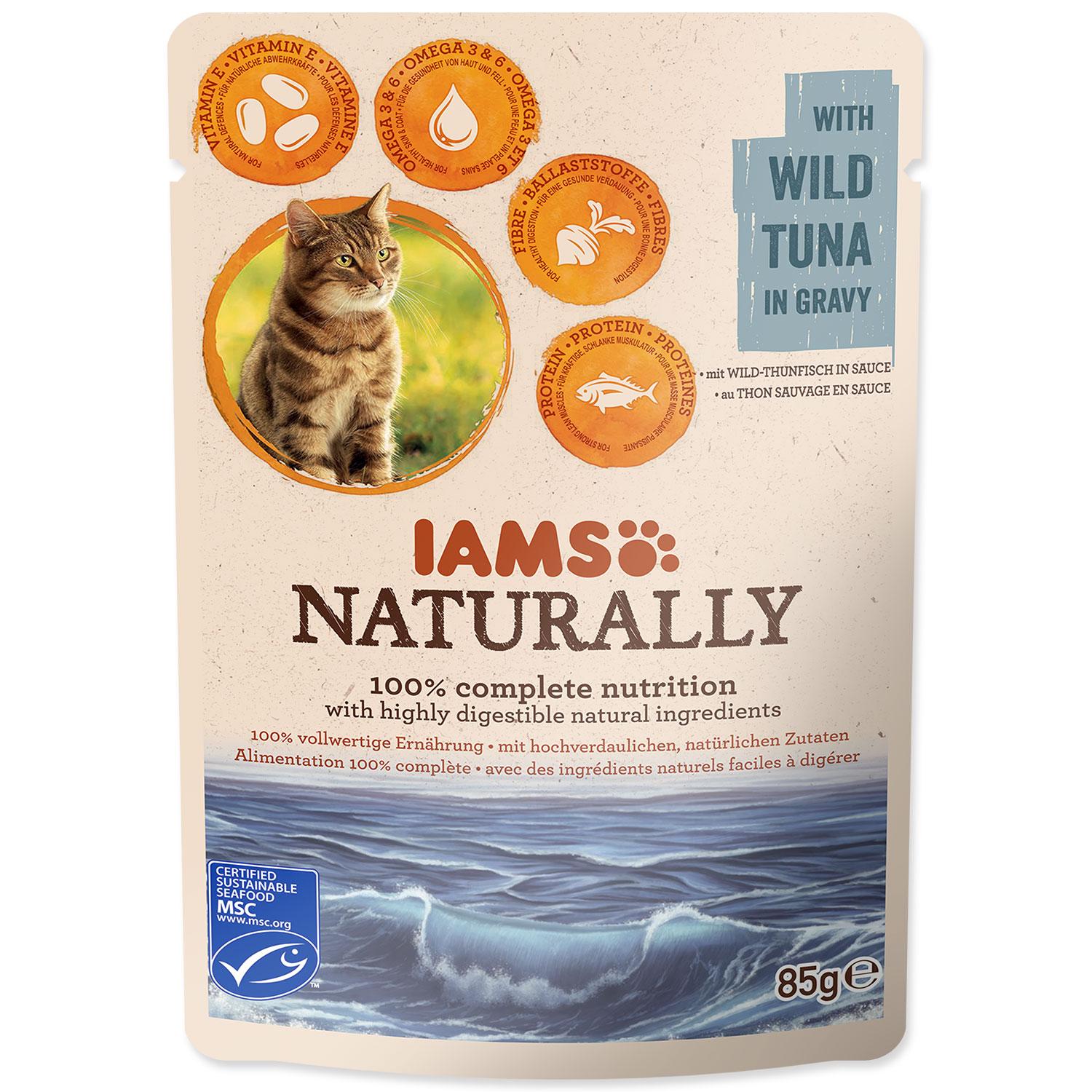 Iams Natural Cibo Umido Per Gatti, Tonno, 85G