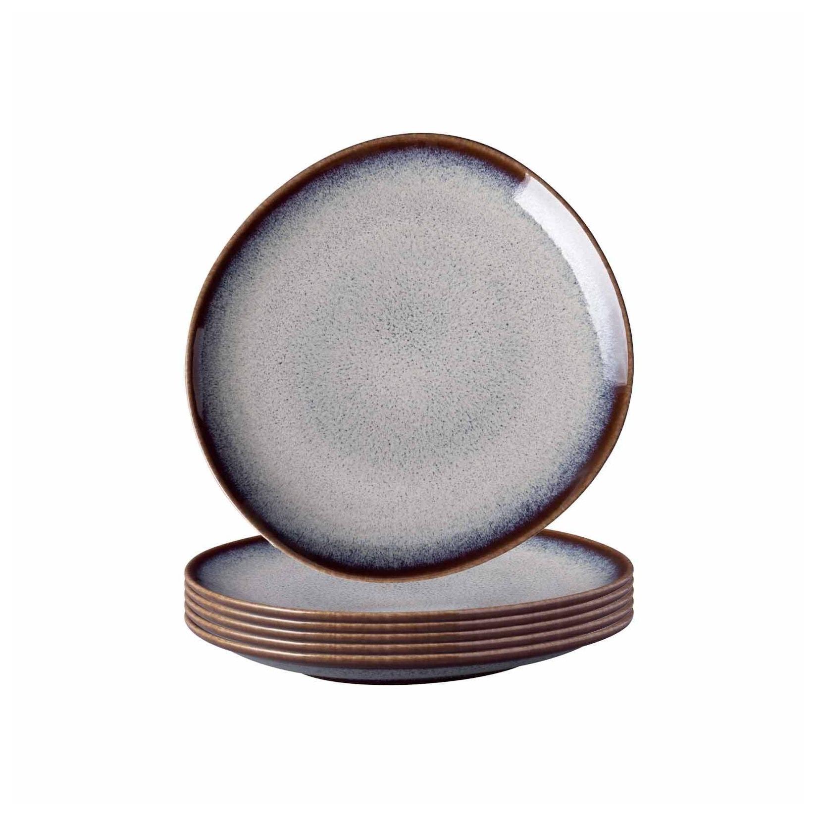 Like. By Villeroy & Boch Brotteller Lave 17,6 X 16,8 Cm 6Er Set