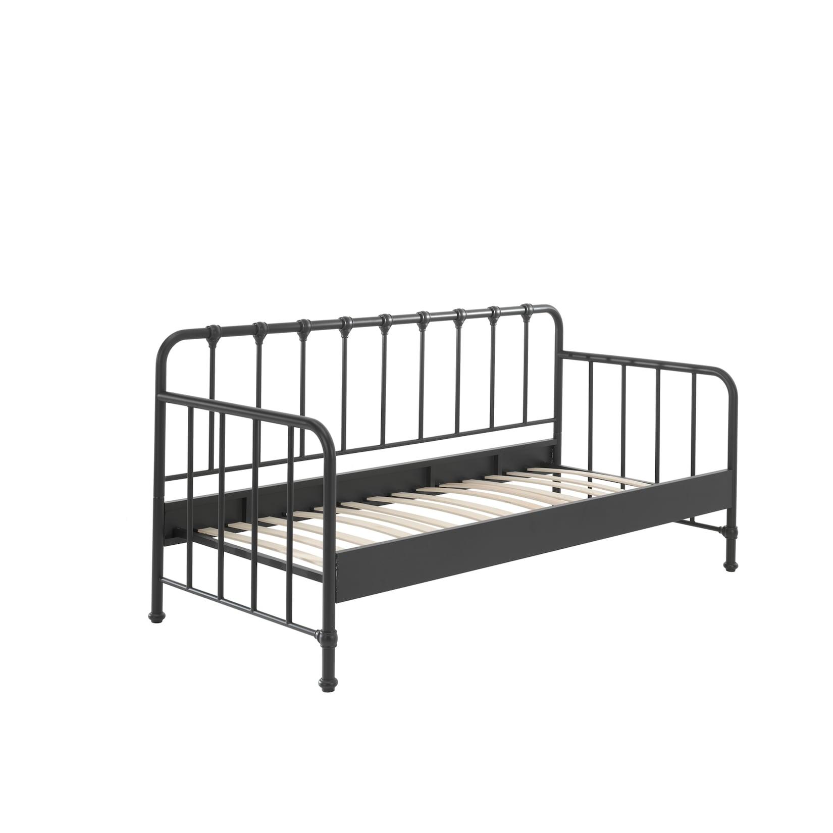 Bronxx Daybett Mit LiegefläChe 90 X 200 Cm Schwarz Matt
