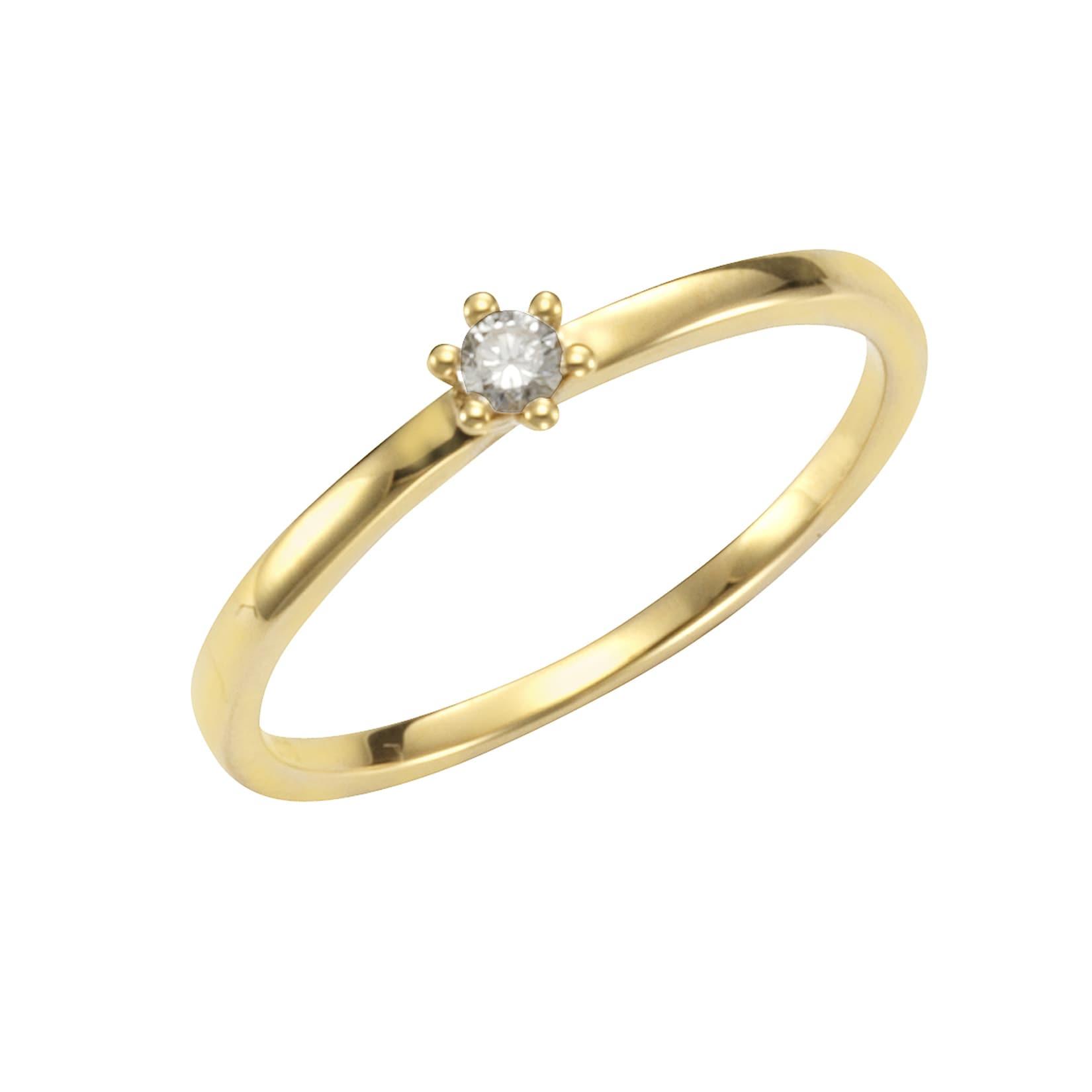 Orolino Ring Gold 750 mit Brillant 0,07ct.