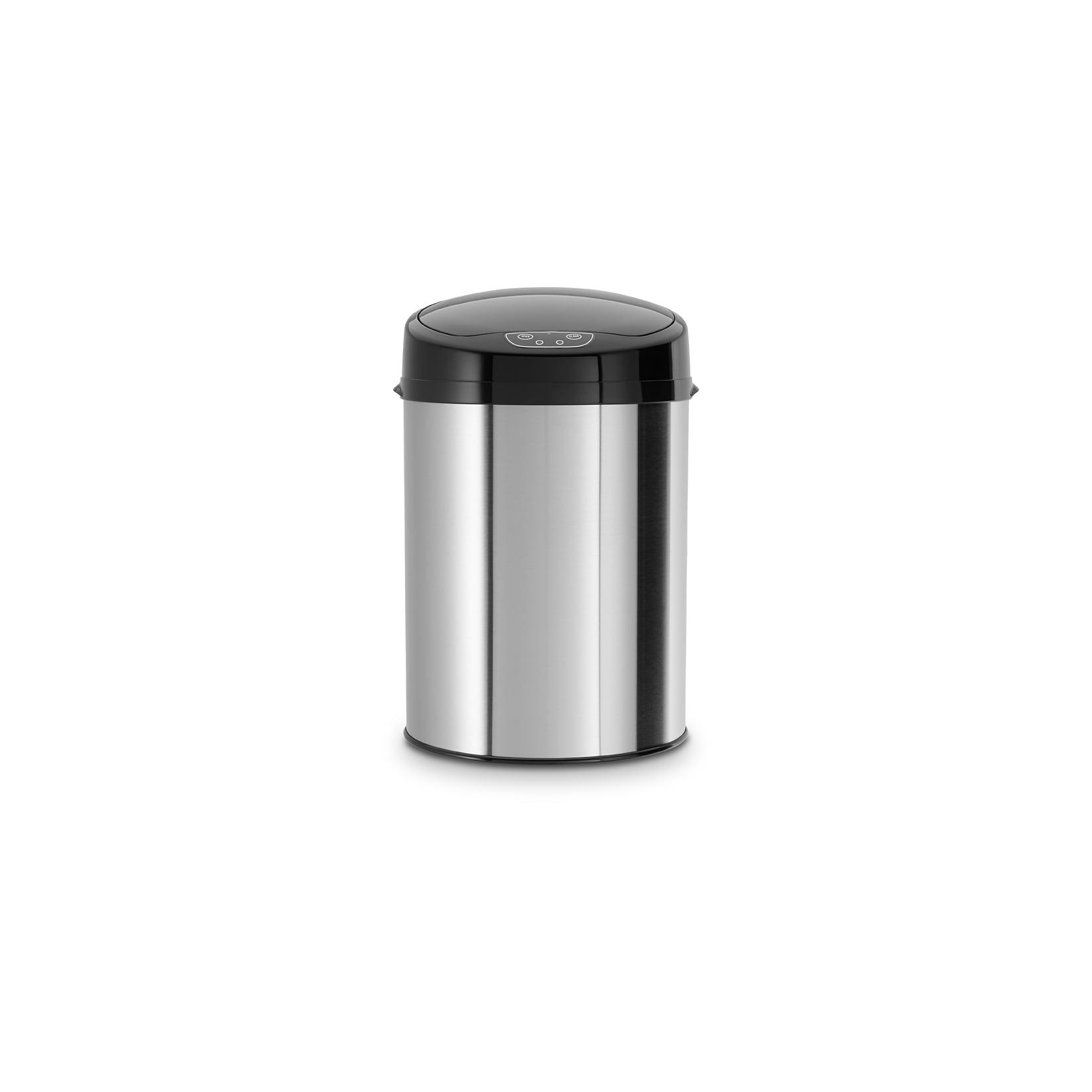Echtwerk Badabfalleimer 9L mit Sensor-INOX BRUSHED