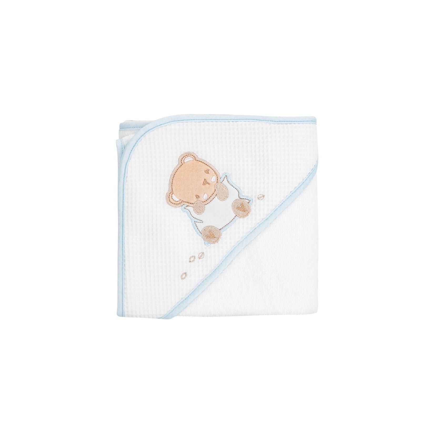 Kikkaboo Kapuzenhandtuch Dream Big 90 x 90 cm Babyhandtuch Tiermotiv Baumwolle blau
