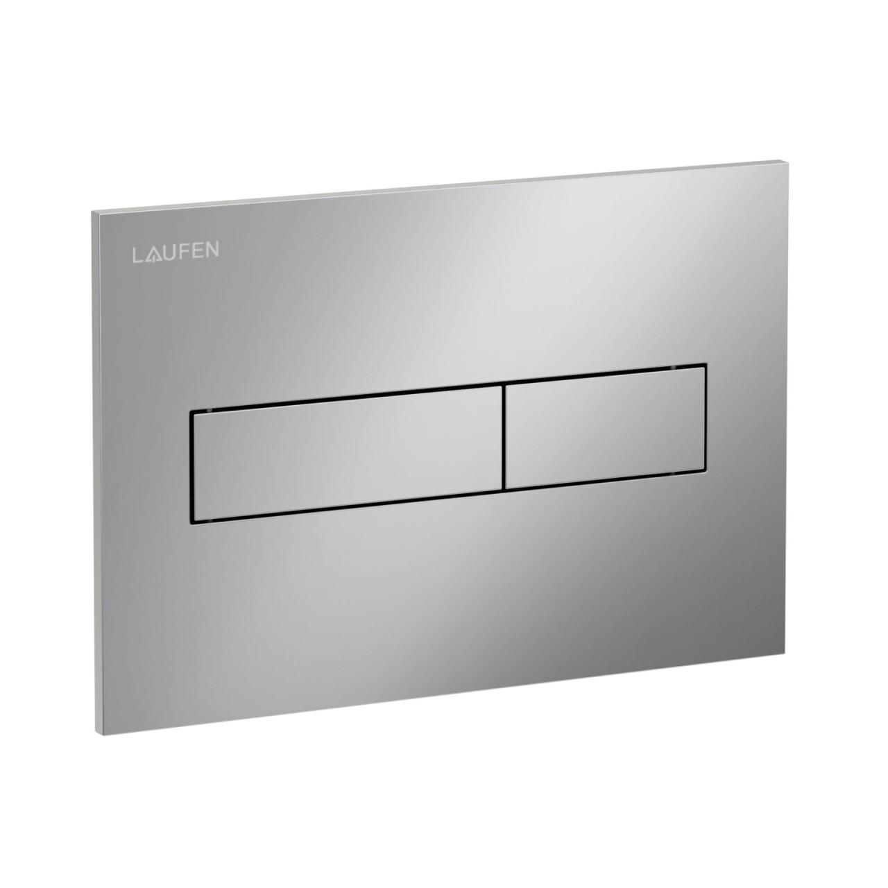 Laufen BetäTigungsplatte Horizon Ineo Mit ZweimengenbetäTigung Chrom Matt, H9001110070001 H9001110070001
