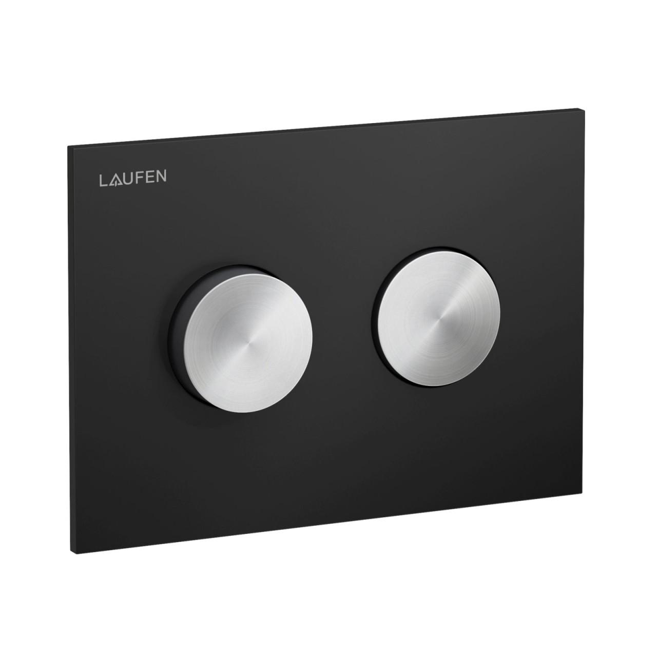 Laufen BetäTigungsplatte Groove Ineo Mit Dual-Flush Schw Matt/Tasten Edst. GebüR, H9001171240001 H9001171240001