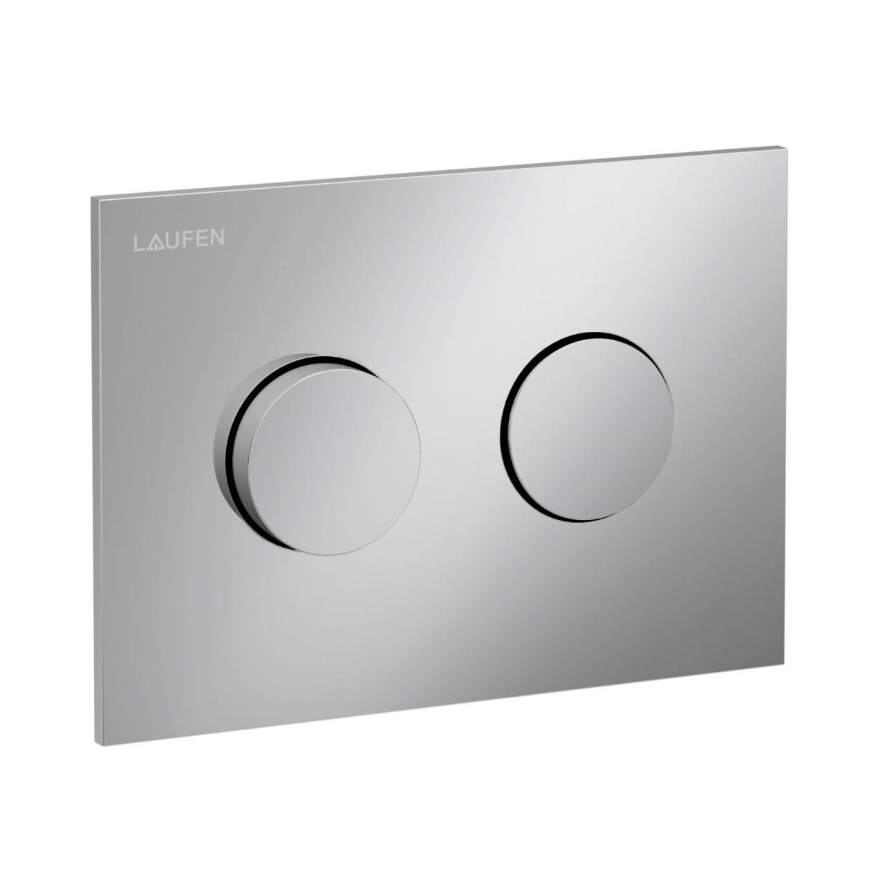Laufen BetäTigungsplatte Groove Ineo Mit ZweimengenbetäTigung Chrom Matt, H9001170070001 H9001170070001