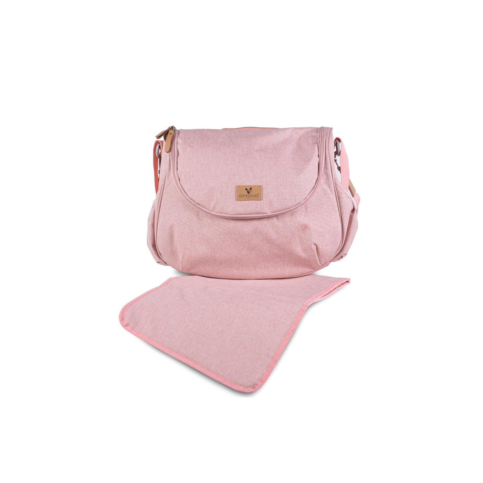 Cangaroo Wickeltasche Naomi Wickelunterlage, verstellbarer Gurt, Reißverschluss rosa