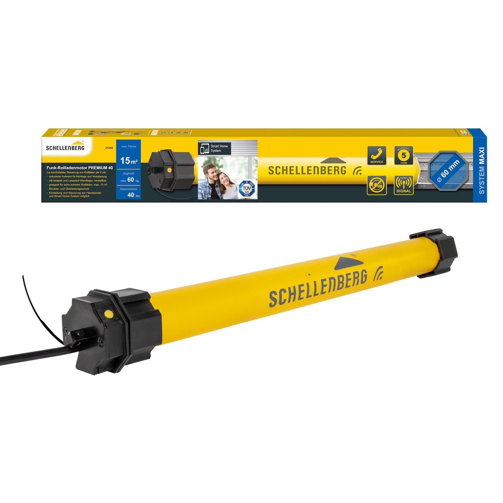 Schellenberg Funk-Rolladenmotor Premium 40 Nm Maxi