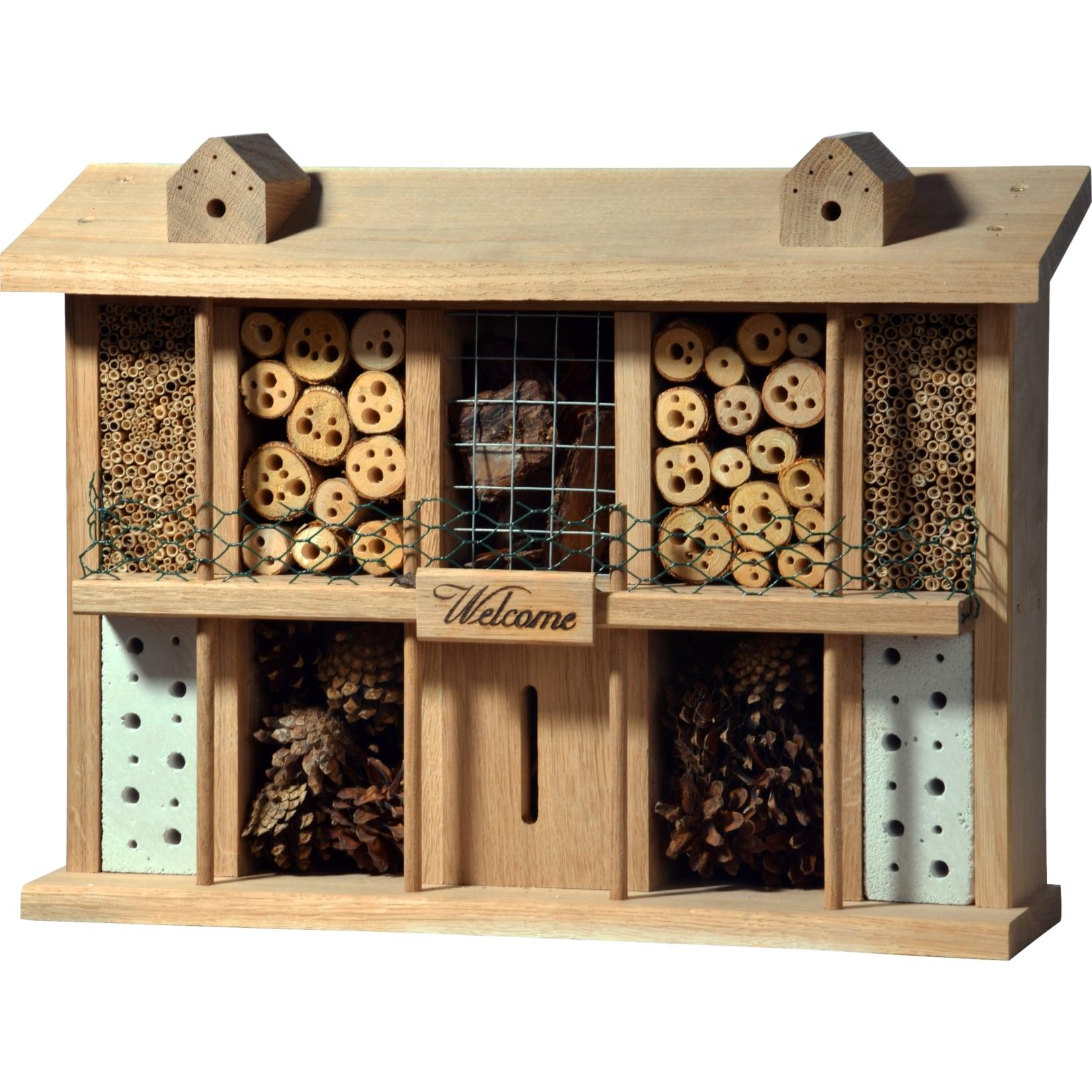 Dobar Luxus-Insektenhotels ""Landsitz Superior"" Eichenholz-Insektenhotel