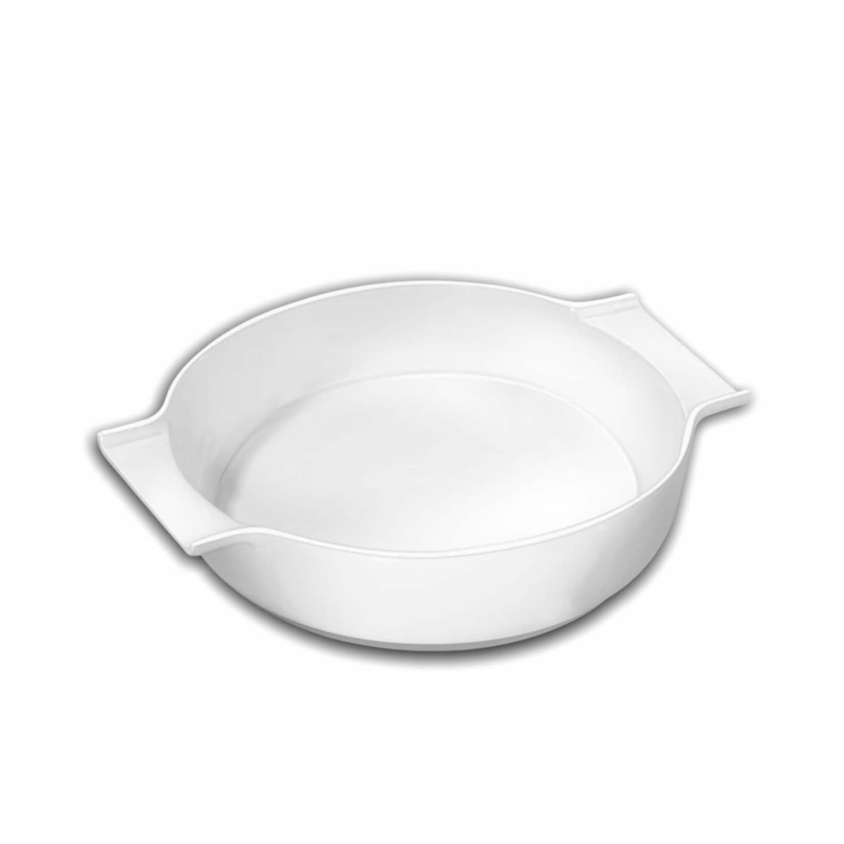 Backformen mit Griff – Hochwertiges weißes Porzellan, 650 ml, ideal zum Kochen