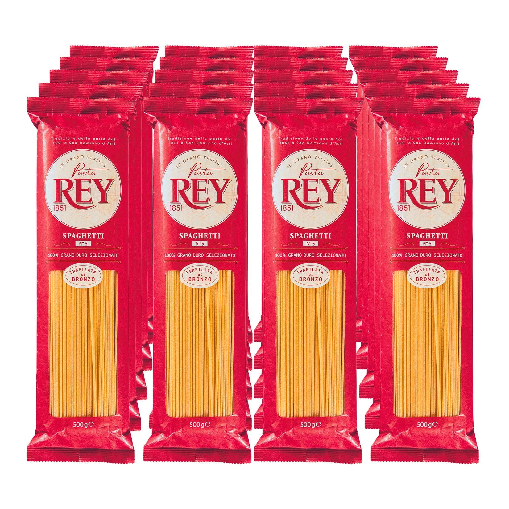 Pasta Rey 1851 Spaghetti N°5 500 g, 20er Pack