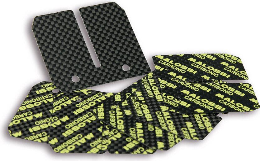 Kit 6 Lamelle In Carbonio 0,30/0,35/0,40 Mm Per Valvola Malossi VL6 VL15