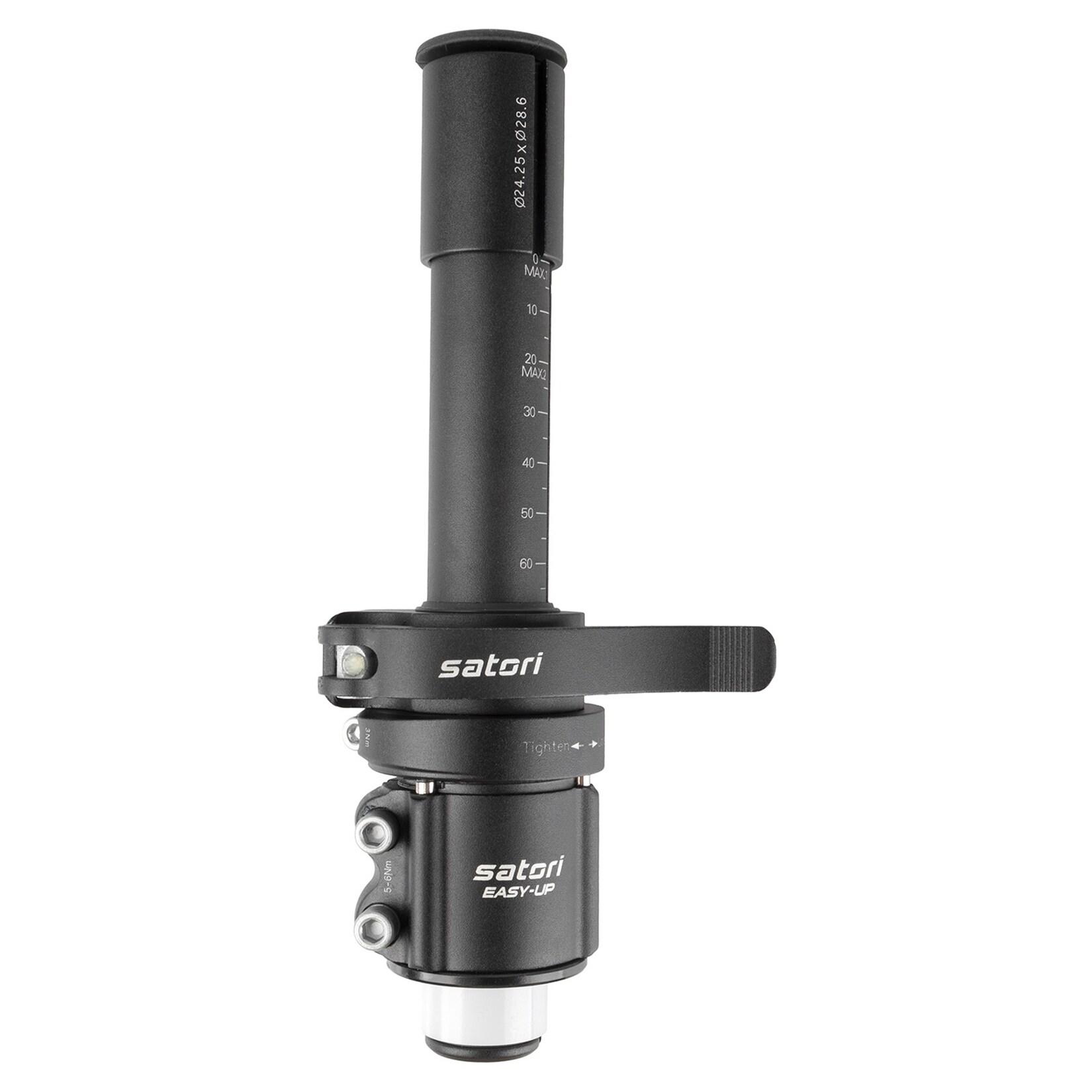 Satori Easy Up Vorbau Erhöhung E Bike Fahrrad Vorbauerhöhung mit Schnellspanner verstellbar Lenkererhöhung