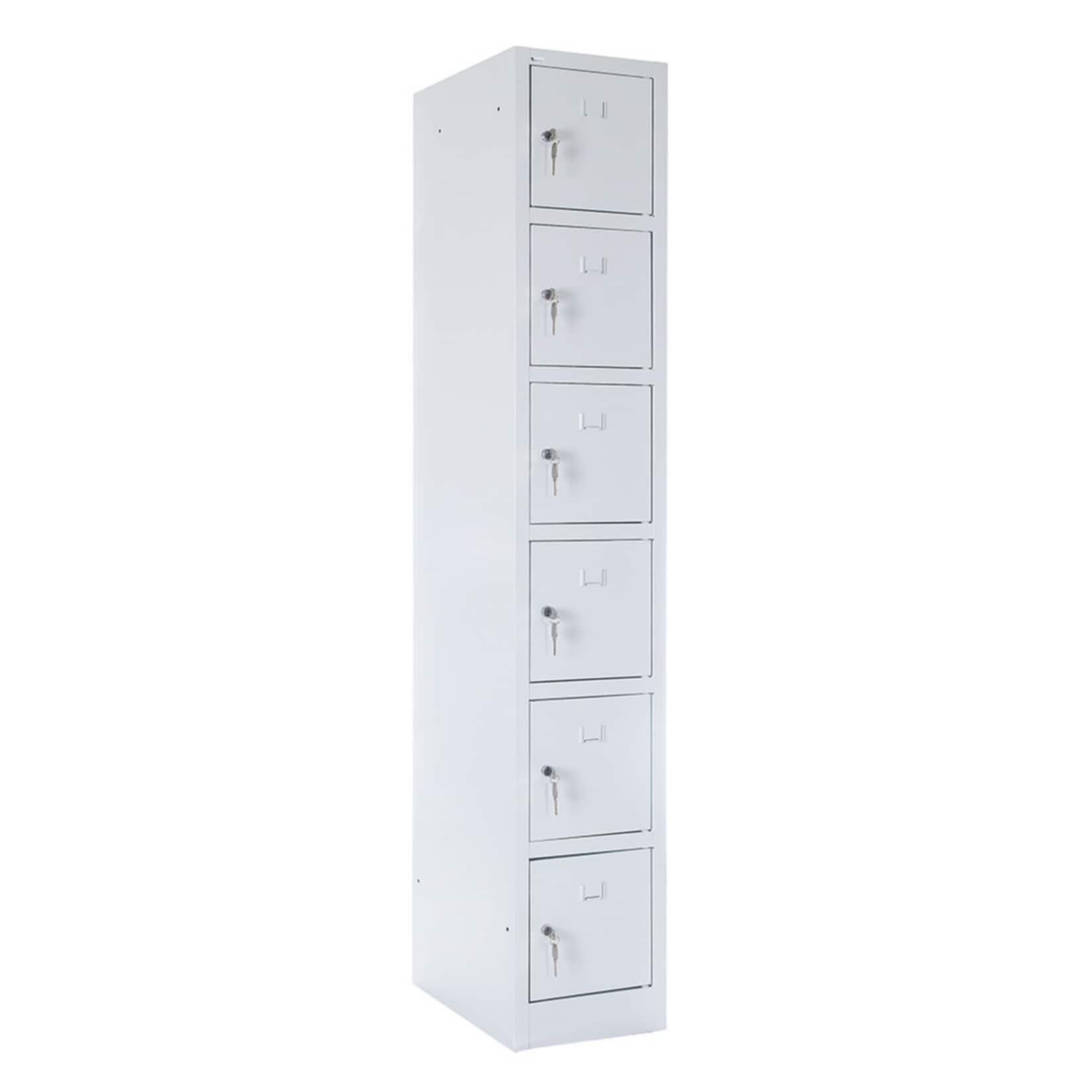 BRB 74323 Fächerschrank 180 x 50 x 30 cm - 6 Fächer