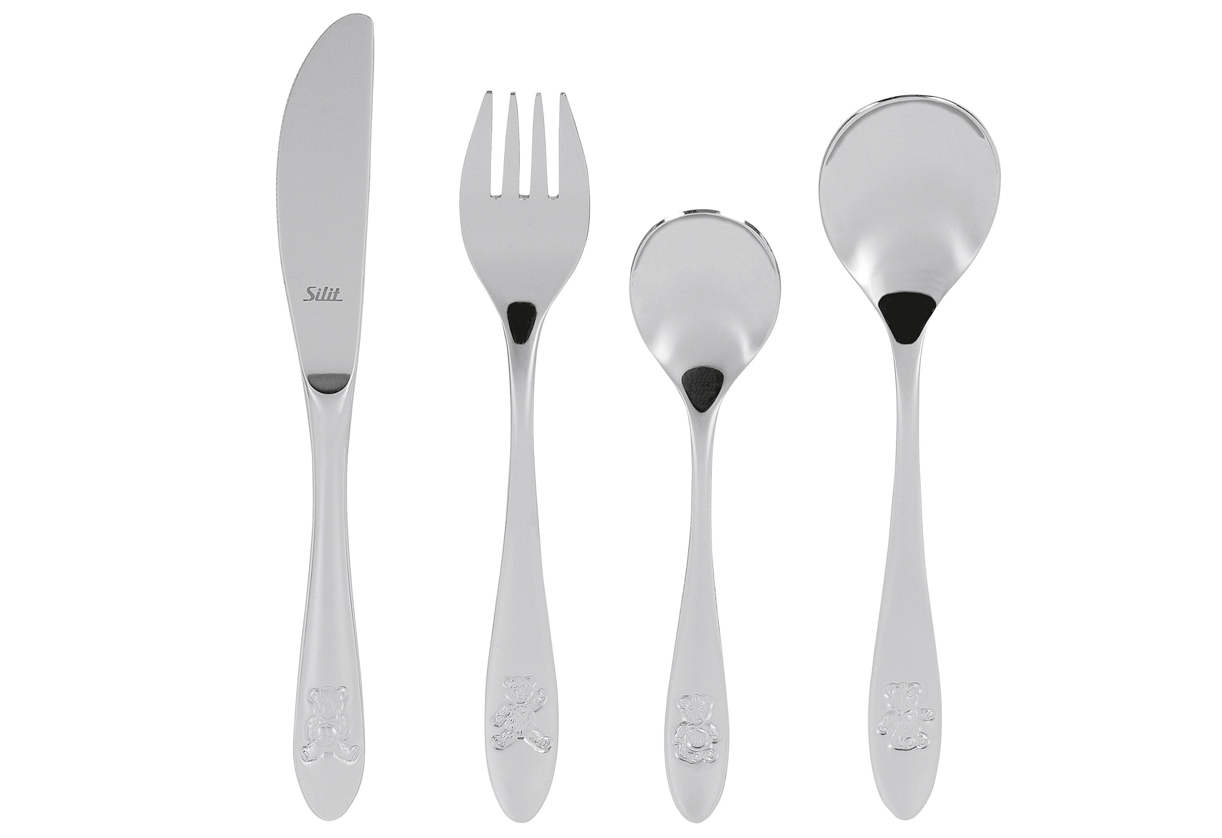 Set Di Posate Per Bambini Silit Pezzy 4 Pezzi