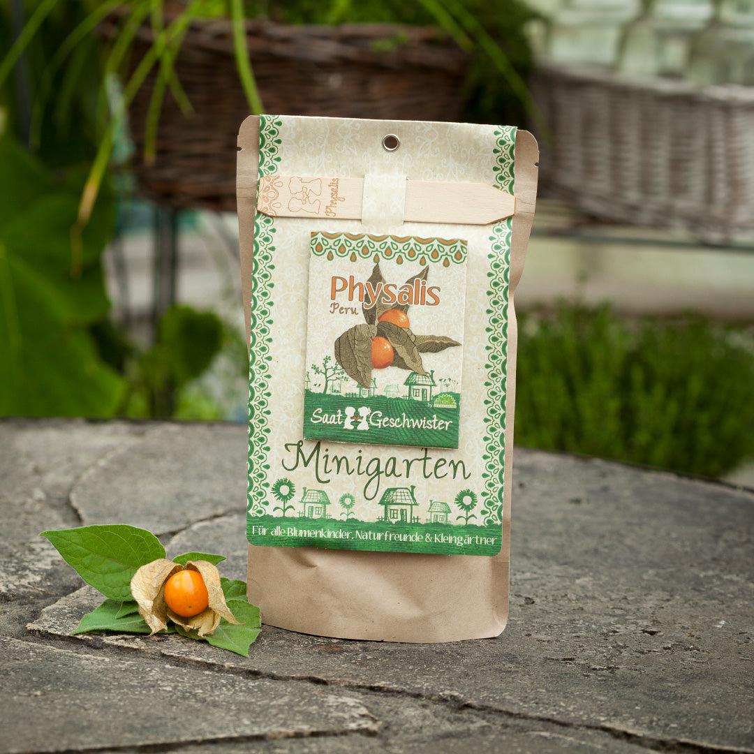 Die StadtgäRtner Mini Garden Physalis "Perù"" | Set Completo Per La Coltivazione Delle Lanterne Agrodolci | Terriccio Setacciato, I Migliori Semi E Istruzioni Dettagliate"
