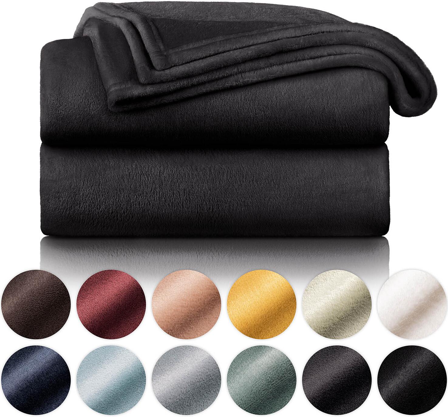Blumtal Coperta Accogliente Coperta In Pile Soffice - Coperta Divano Certificata Oeko-Tex®, Coperta Divano, Coperta, Copriletto E Coperte Coperte Accoglienti