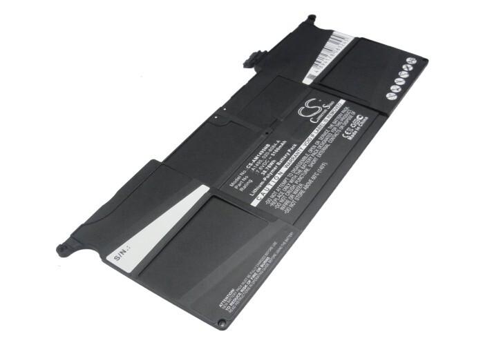 Techtek Batteria Notebook Compatibile Con [Apple] Macbook Air Core I5" 1.3 11"" (Mid-2013), Macbook Air ""Core I7"" 1.7 11"" (Mid-2013), Macbook Air 11."""