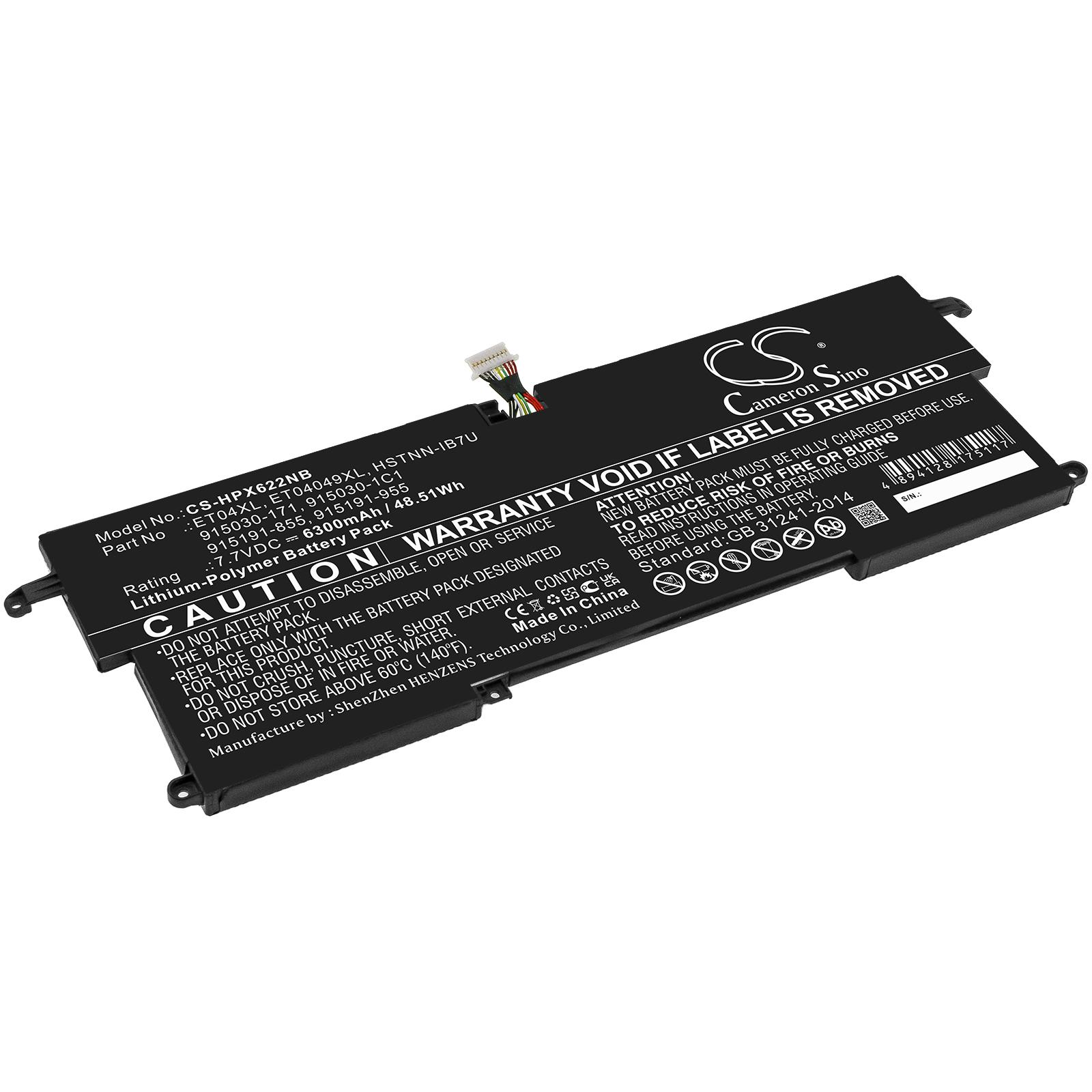 Techtek Batteria Notebook Compatibile Con [Hp] E Litebook X360 1020 G2-1Em62Ea, Elitebook X360 1020 G2-1Em56Ea, Elitebook X360 1020 G2-1Em59Ea, Elite