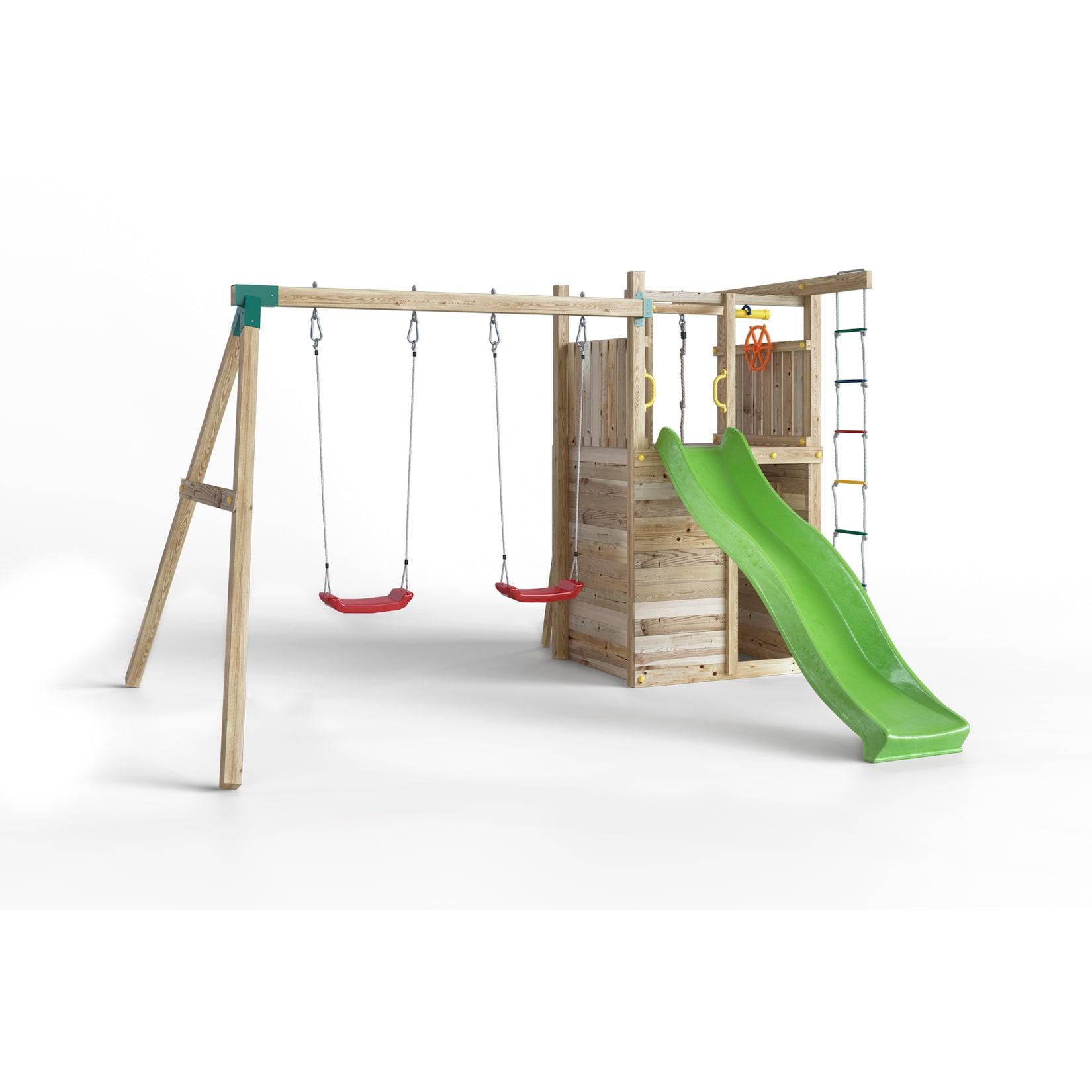 FUNGOO Spielturm Klettergerüst Houser