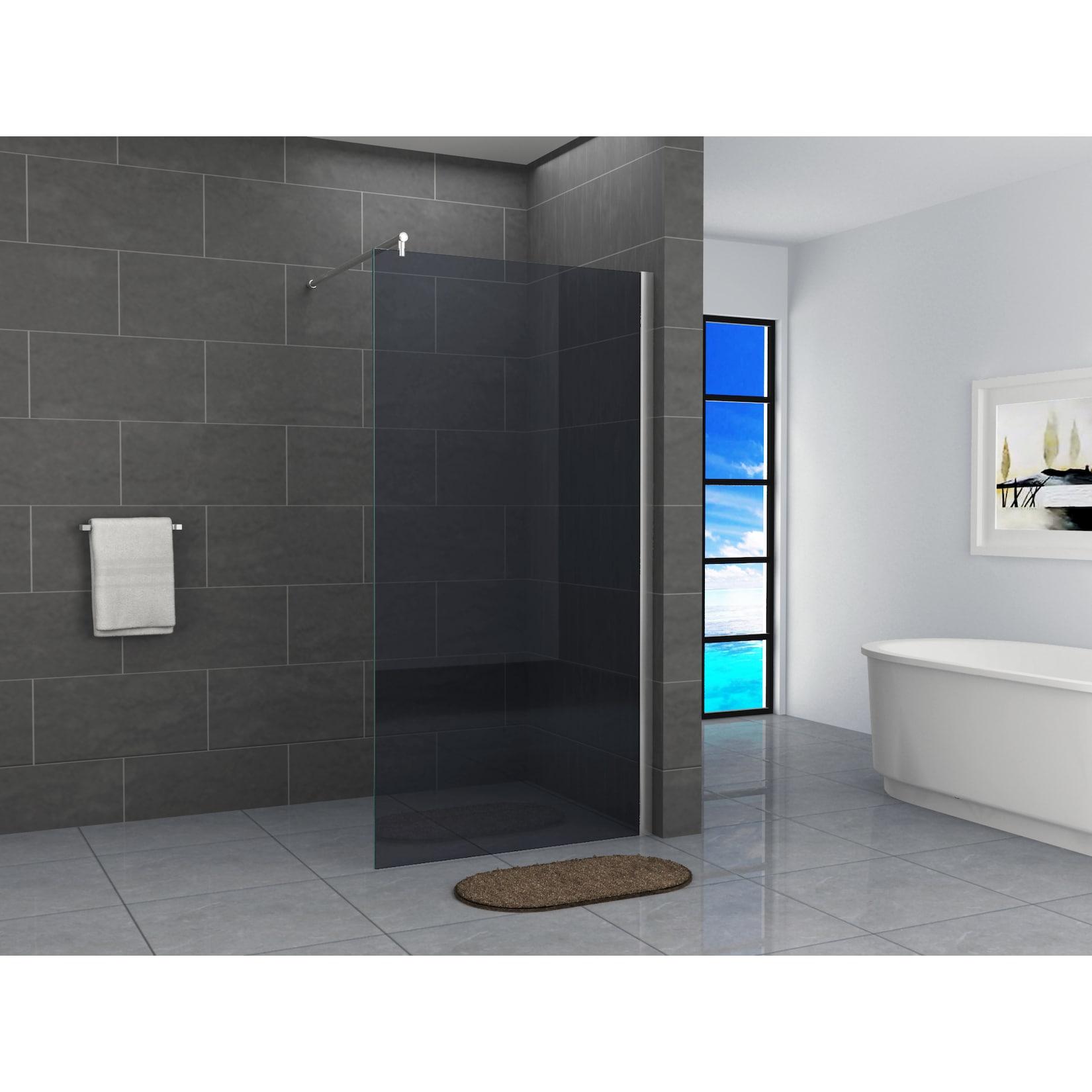 Fa-Bausysteme Walk-In Glas Dusche Grauglas 120 cm