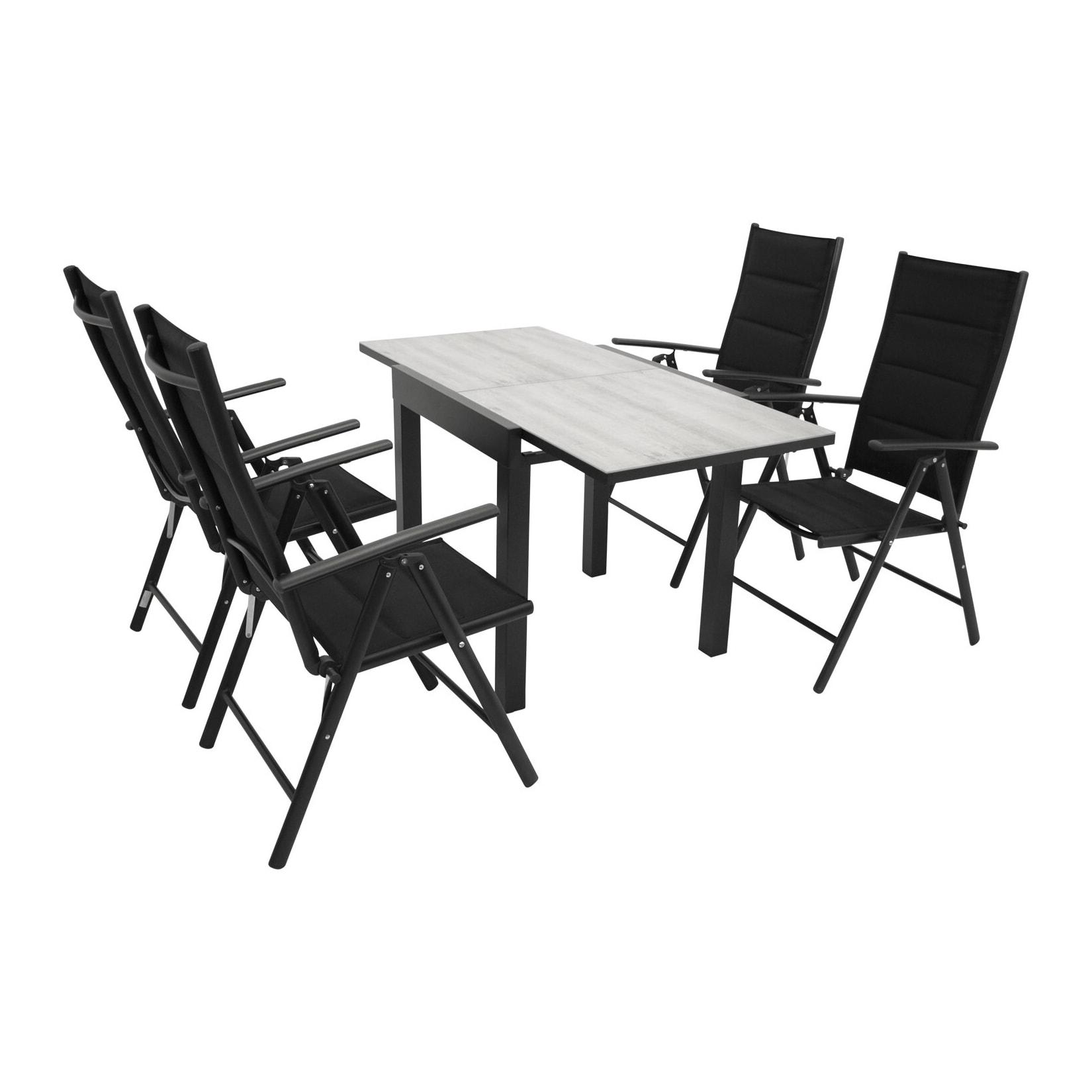 DEGAMO Mülltonnenbox MÜNCHEN 132x80x116cm für 2x Tonnen 120 und 240 Liter, Stahl anthrazit