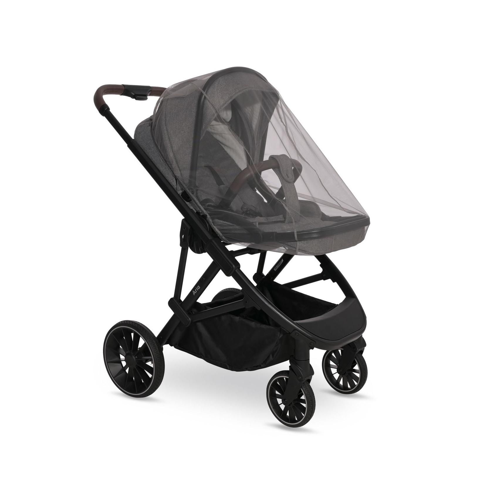 Lorelli Moskitonetz für Kinderwagen, Buggy Insektenschutz, für alle Einsitzer grau