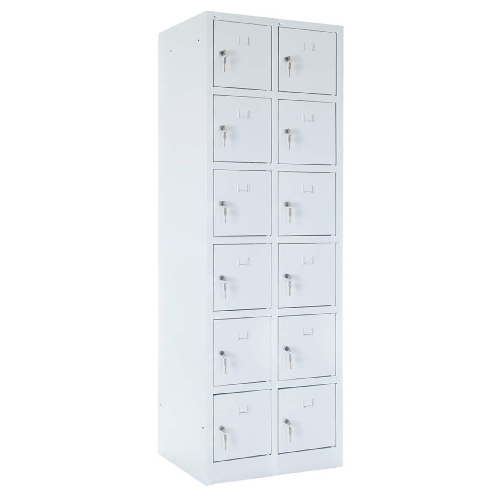 BRB 74324 Fächerschrank 180 x 50 x 60 cm - 2x6 Fächer