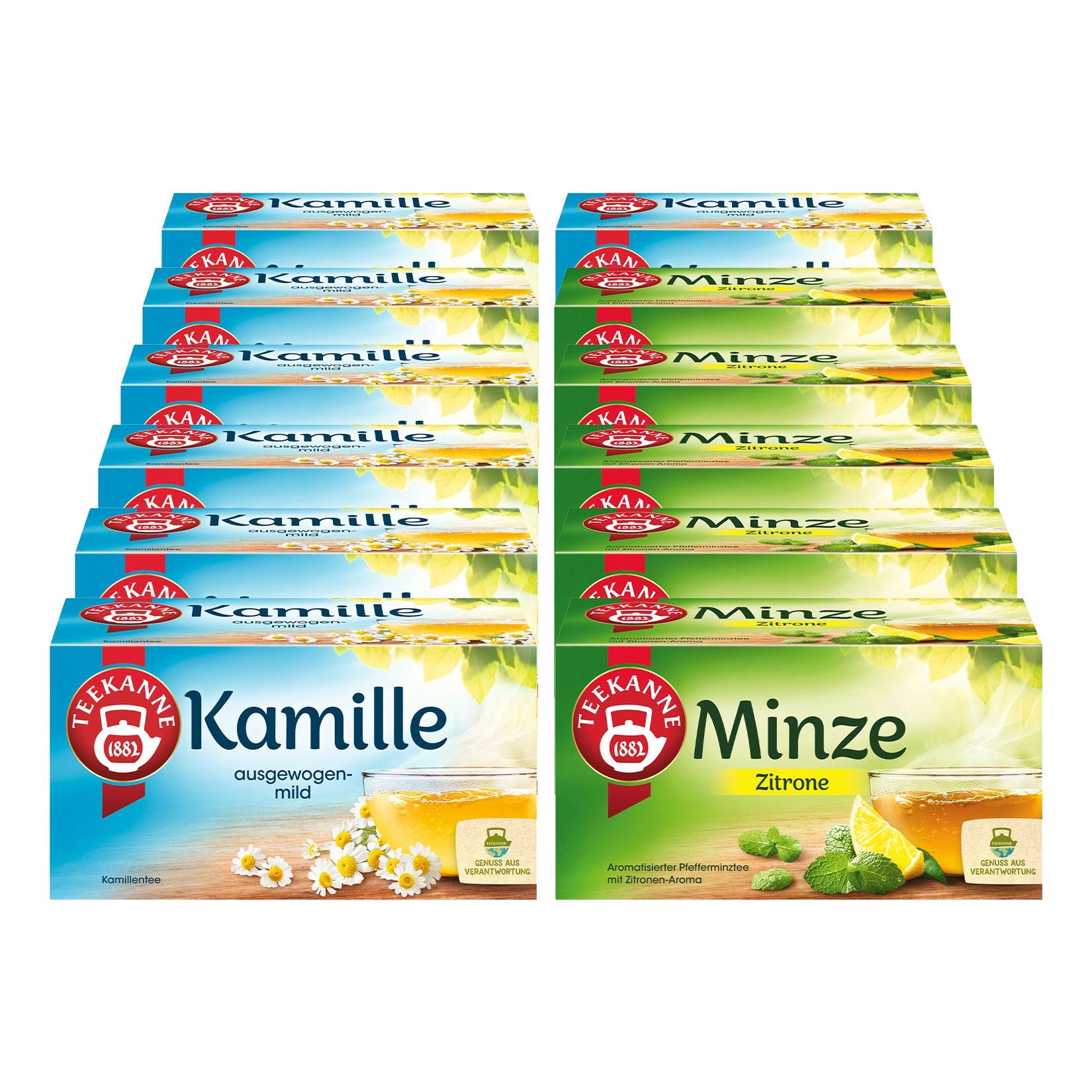 Teekanne Kräutertee 30 g, verschiedene Sorten, 12er Pack