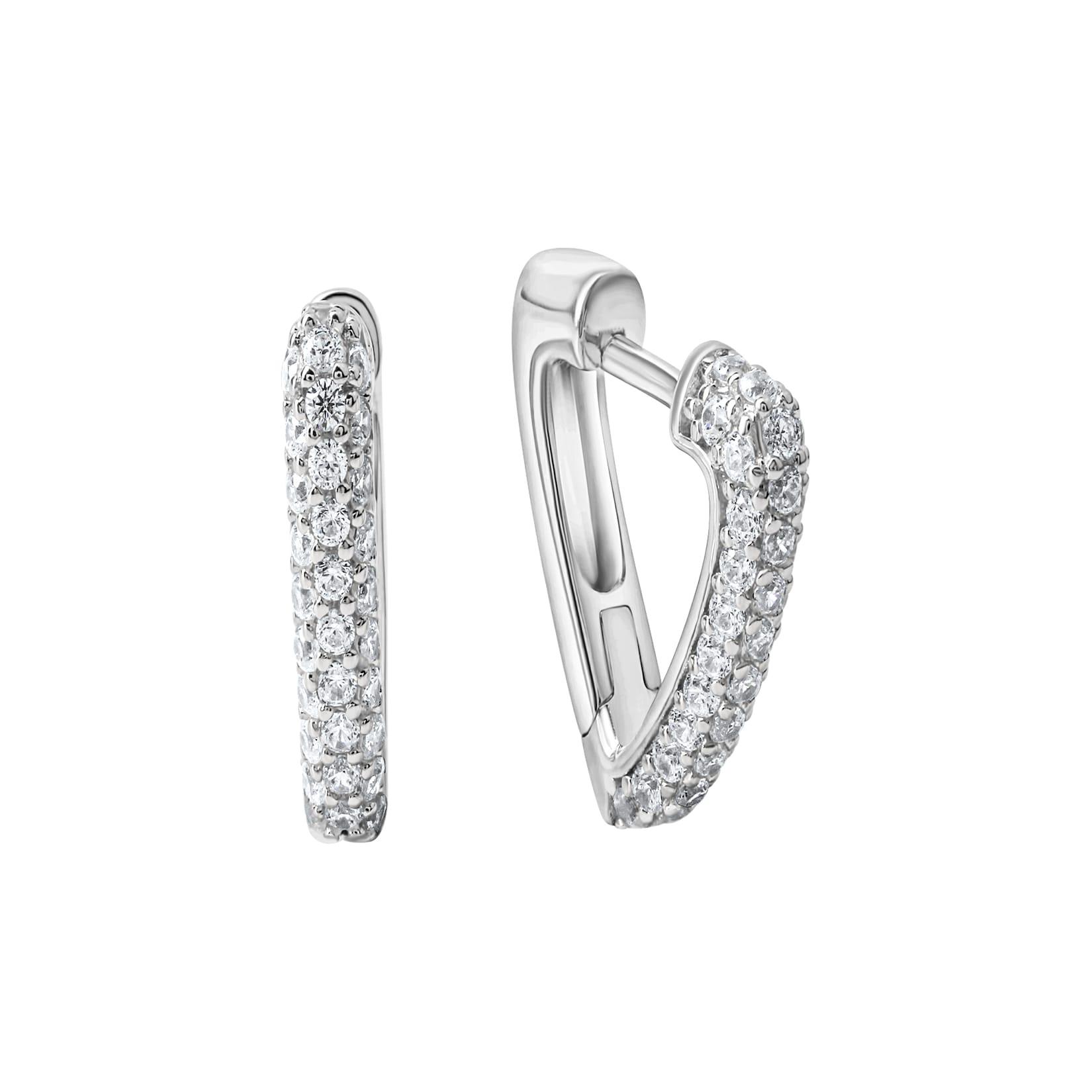 Celesta Silber Ohrschmuck 925 Silber weiße Zirkonia