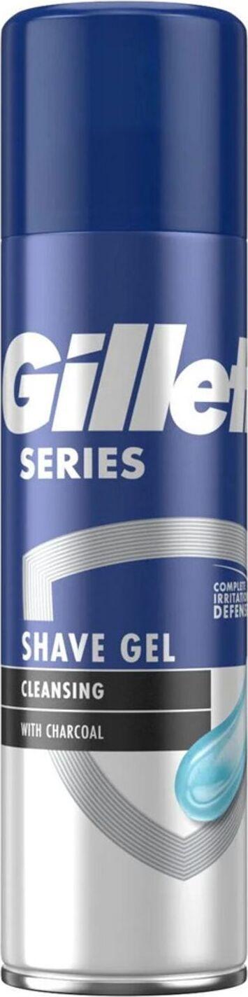 Gillette Series Gel Per La Rasatura Al Carbone Detergente