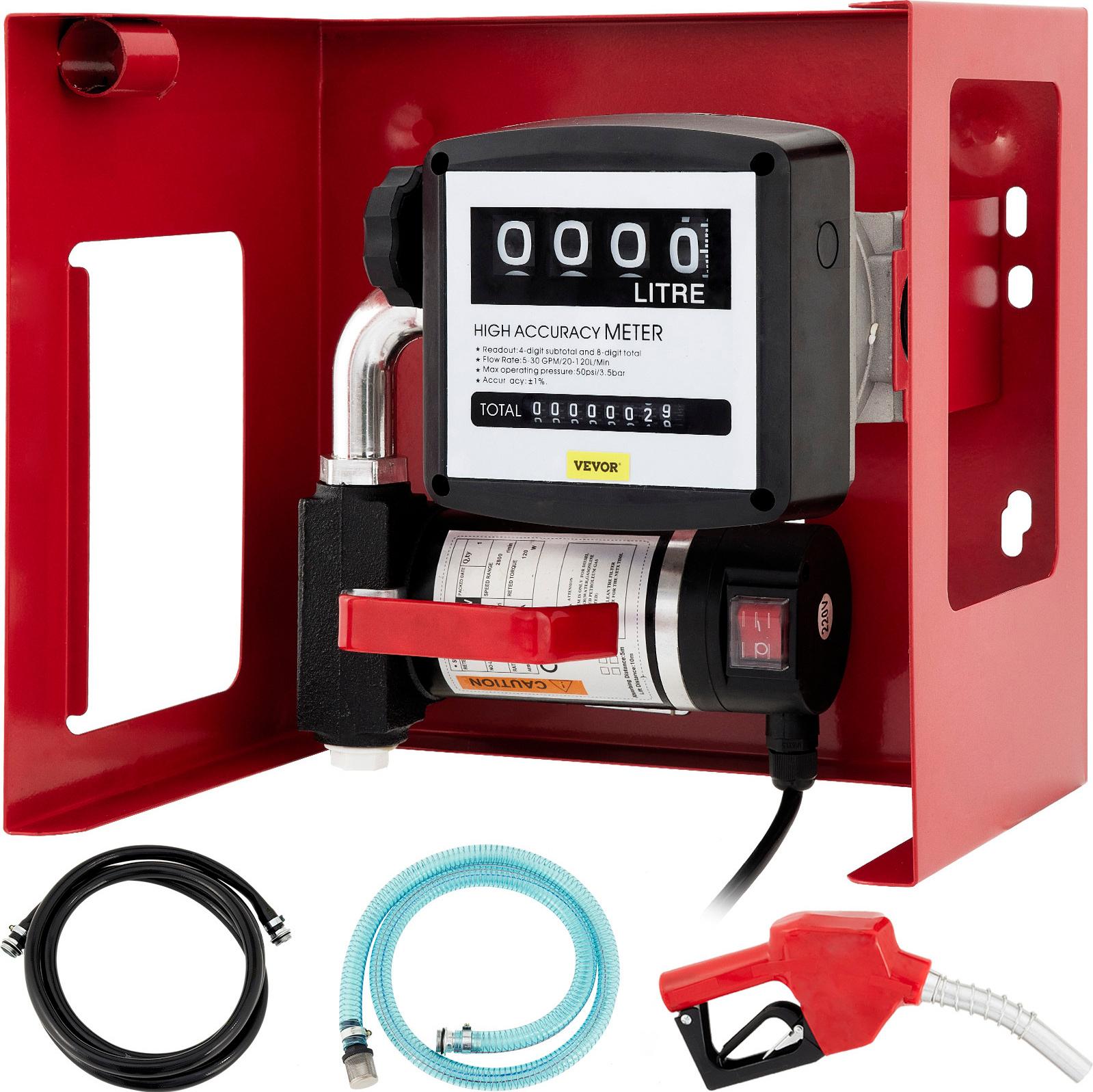 Vevor Pompa Diesel 40L, 155W Pompa Dell'olio Autoadescante, Pompa Di Aspirazione Dell'olio