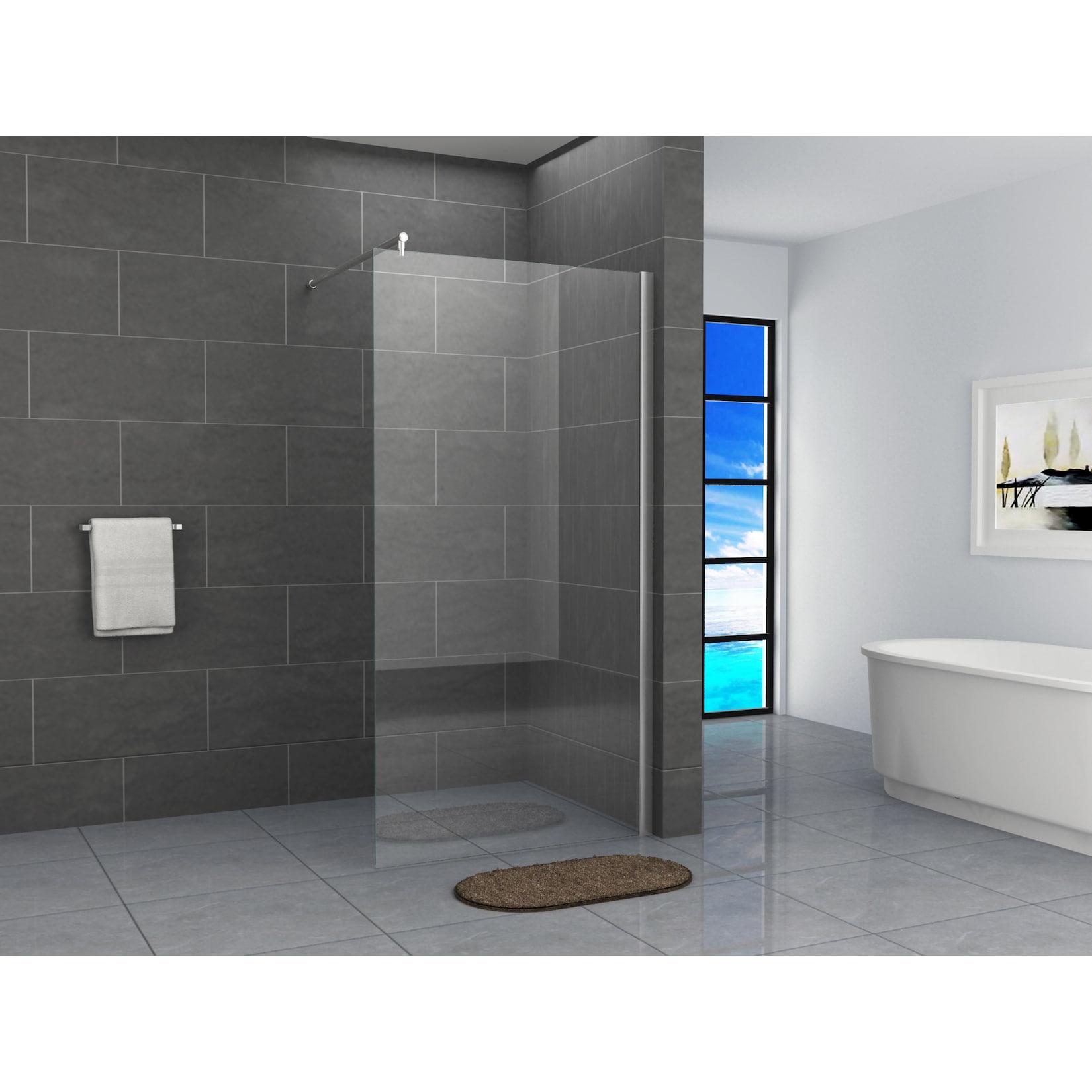 Fa-Bausysteme Walk-In Glas Dusche Klarglas 140 cm