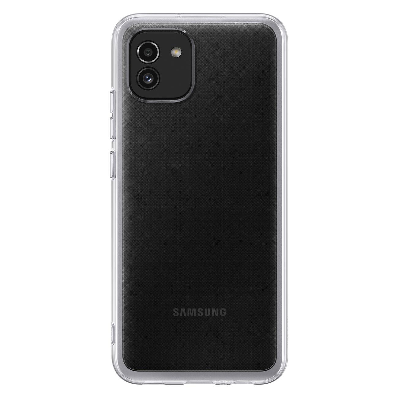 Samsung Galaxy A03 Cover - Silicone - Samsung Backcover - Trasparente