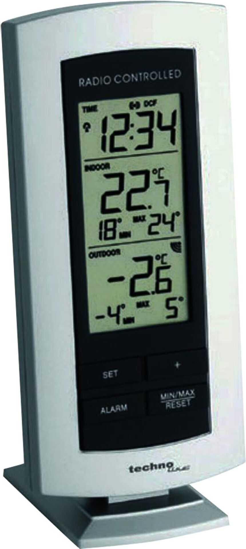 Techno Line Ws 9140-IT - Stazione Meteorologica - Senza Fili - Nera, Argento