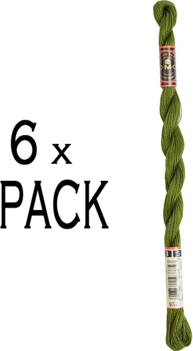 6X Dmc Filato Per Bordatura Spessore 8, 25 M, 115Ar/8-937