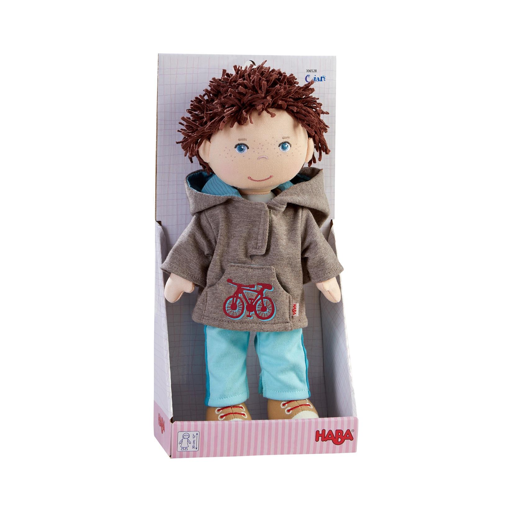 HABA Unisex Stoffpuppe Puppe Lian, 30 cm 1er Pack
