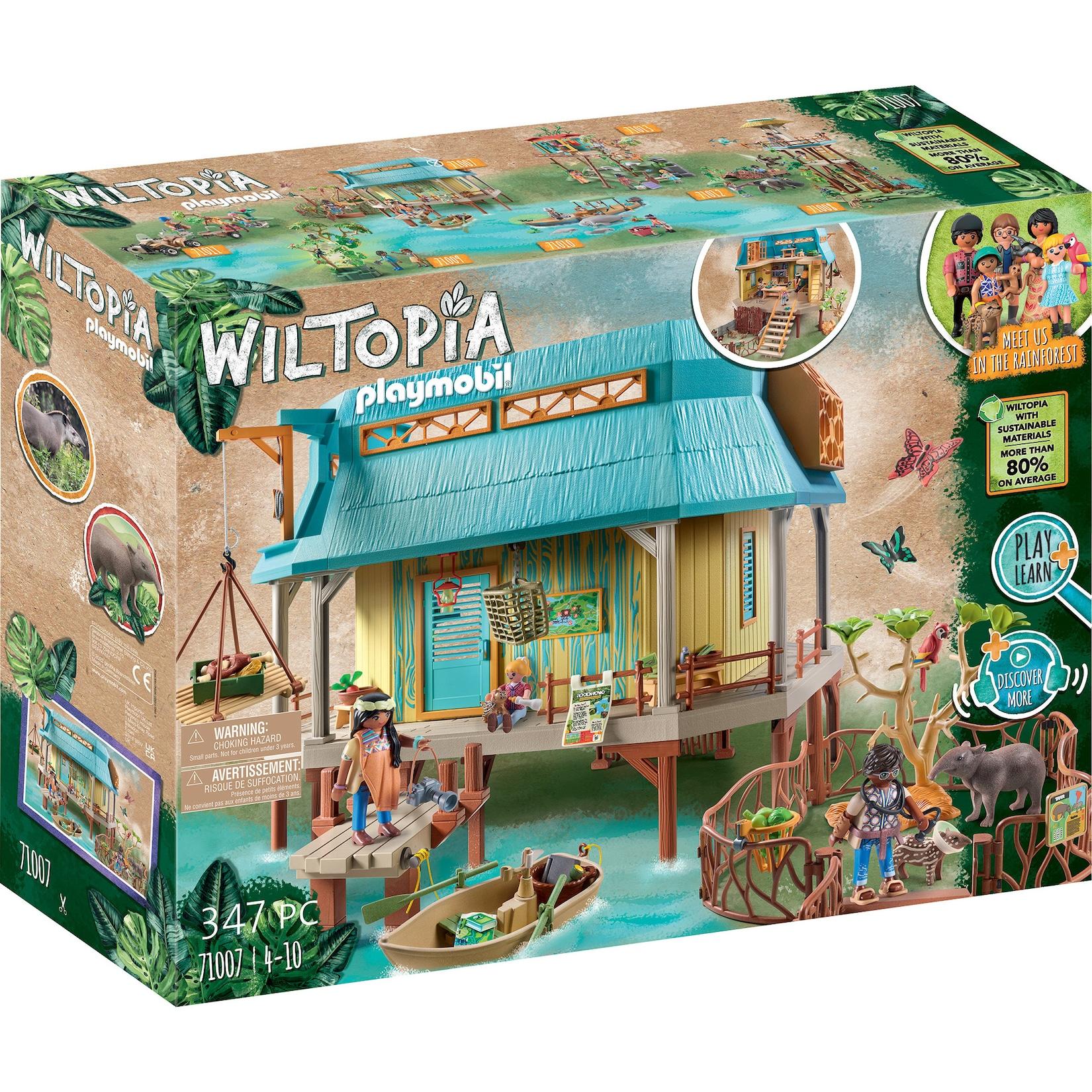 PLAYMOBIL Konstruktionsspielzeug Wiltopia Tierpflegestation