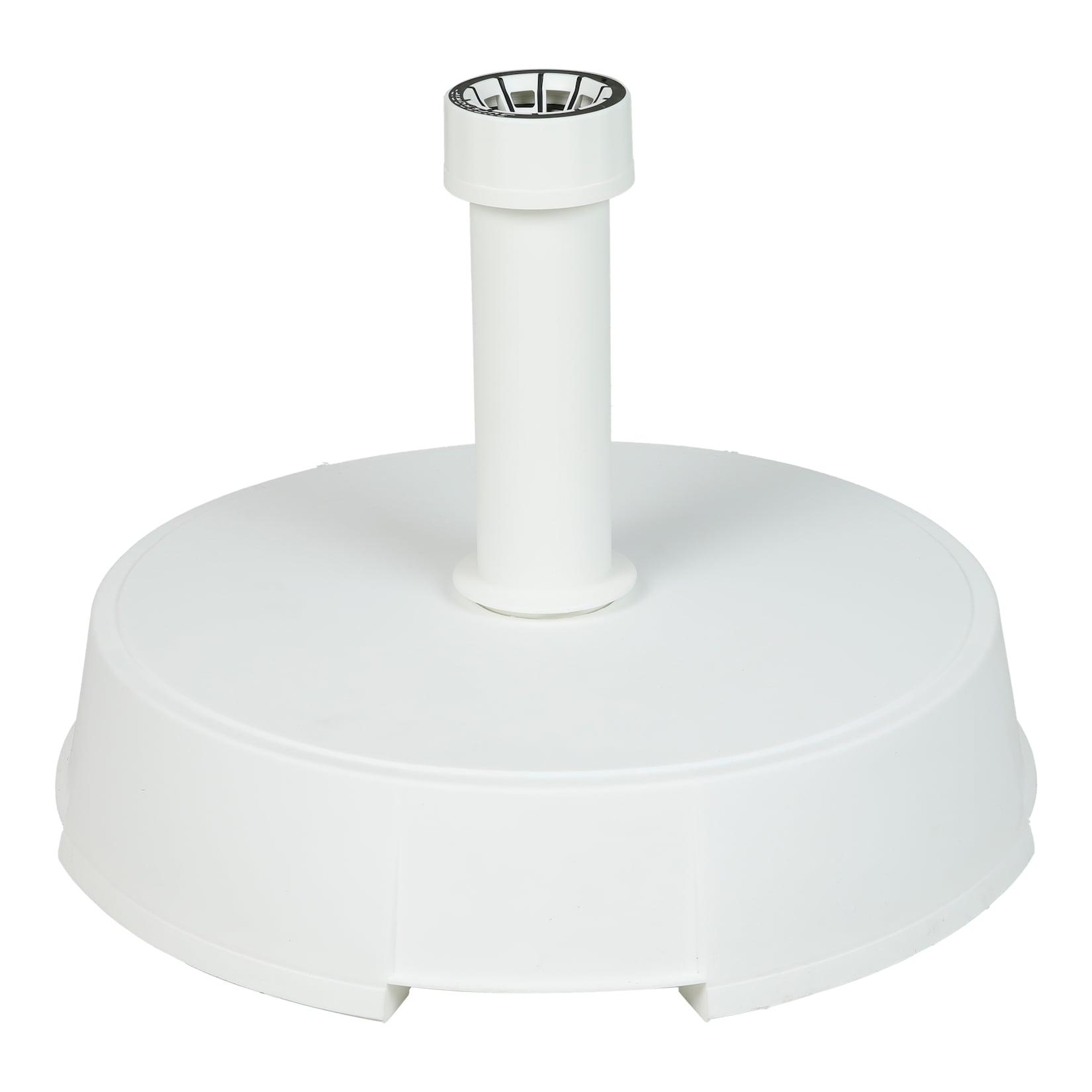 Greemotion Schirmständer Kunststoff-Beton 20kg weiß