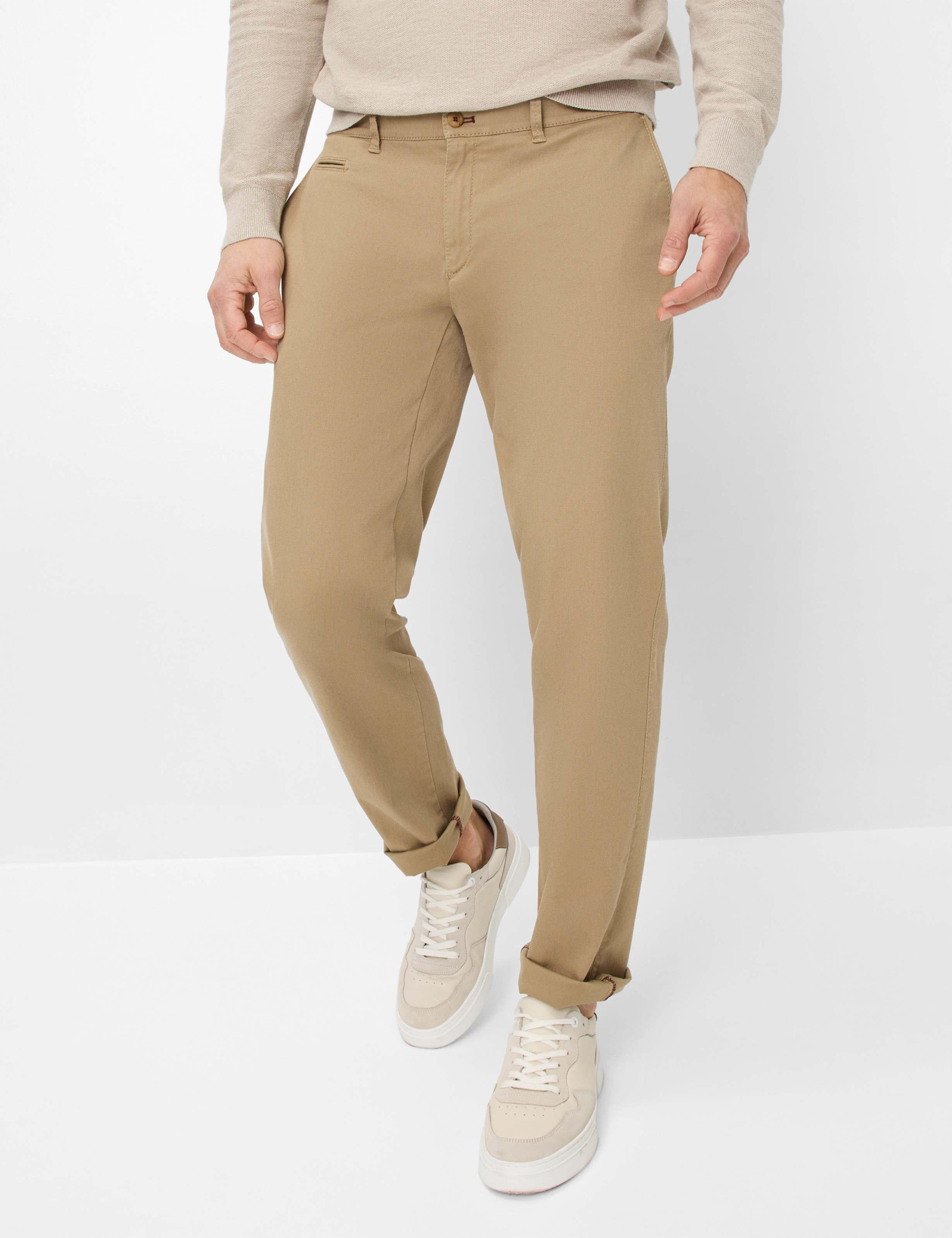 Brax Herren Flatfronthose Style Fabio IN Camel, Hellbraun, Gr. 34/38