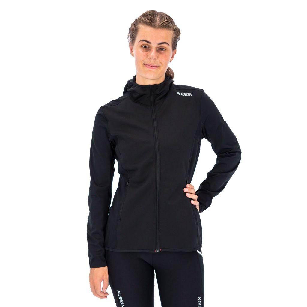 Fusion Damen Shelter Jacket schwarz