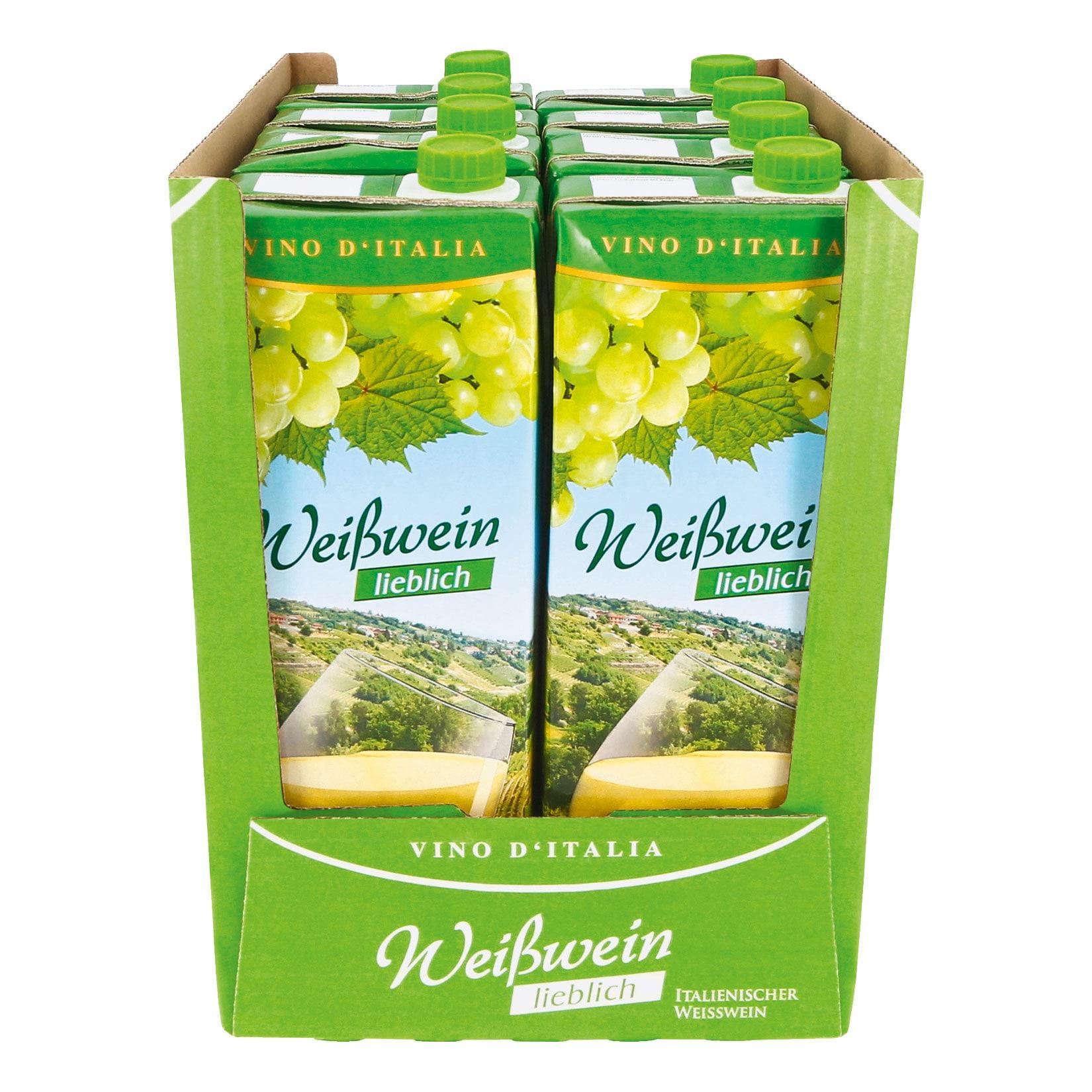 SONSTIGE EU-Weißwein lieblich 9,5 % vol 1,5 Liter, 8er Pack