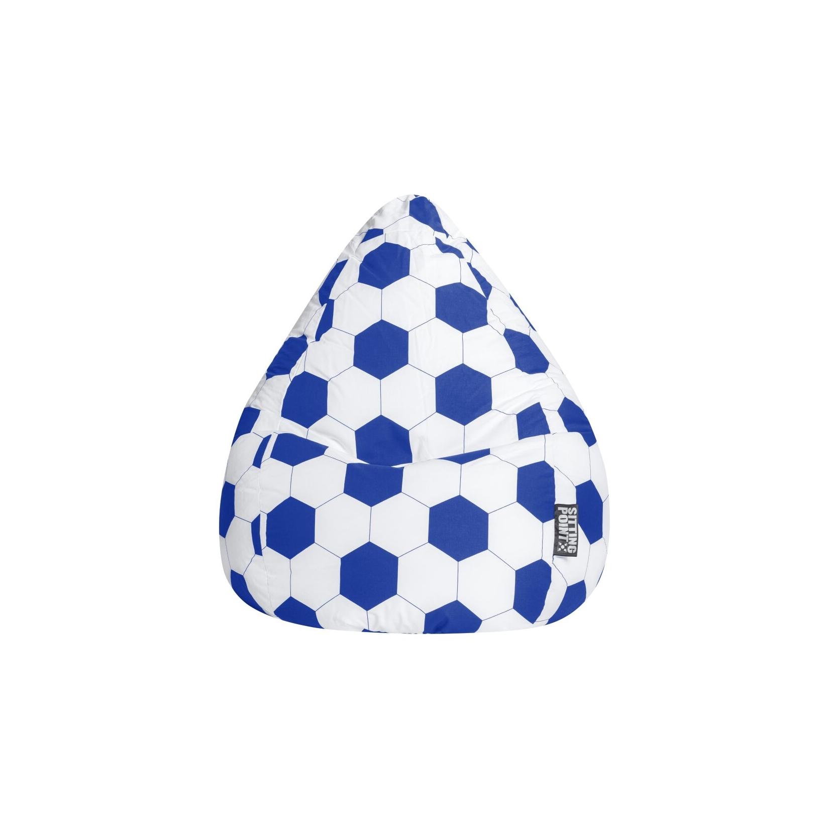 SITTING POINT BeanBag FANKURVE XL blau-weiß