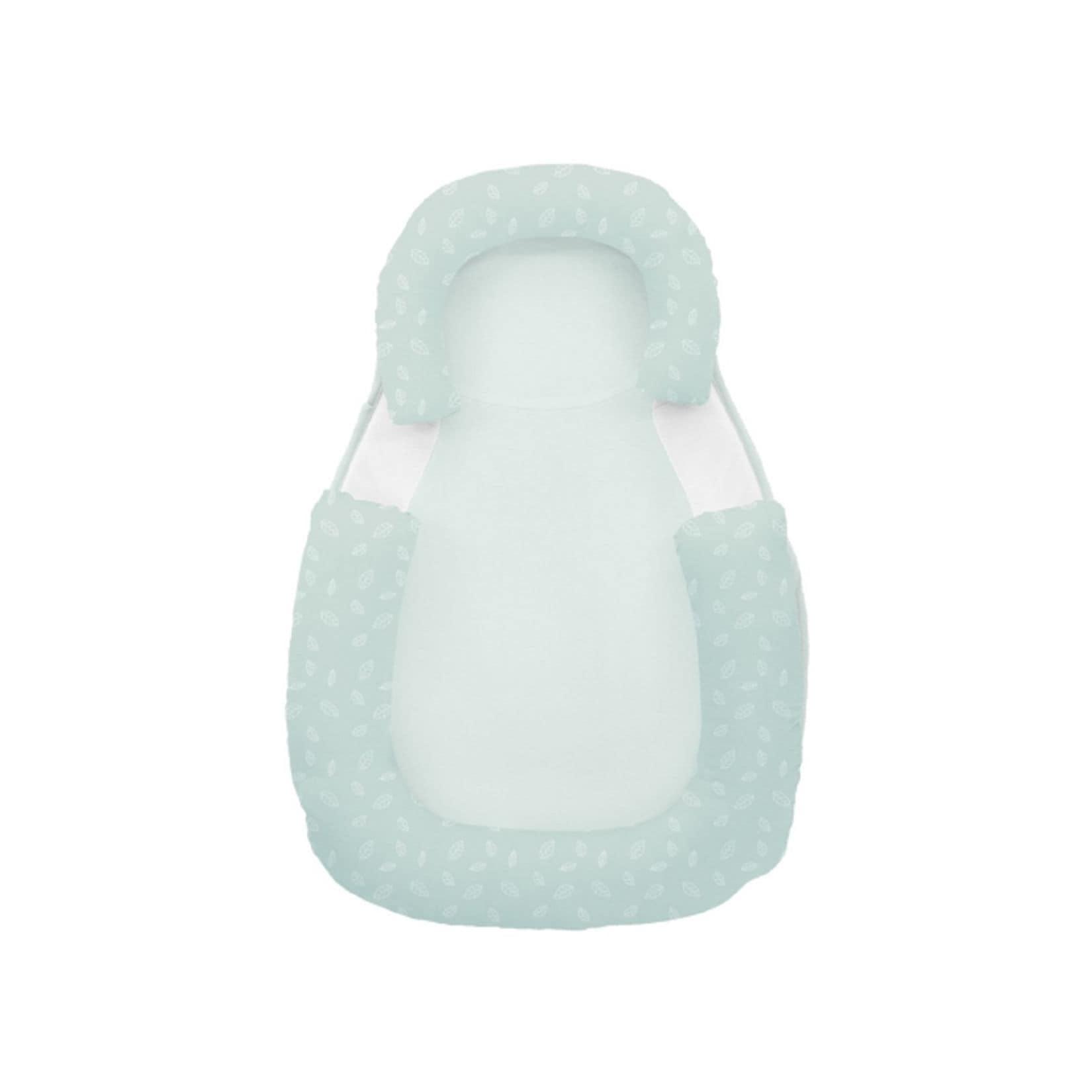 Kikkaboo Baby Lagerungskissen 60 x 40 cm Memory Foam, Baumwolle, rutschfest hellgrün