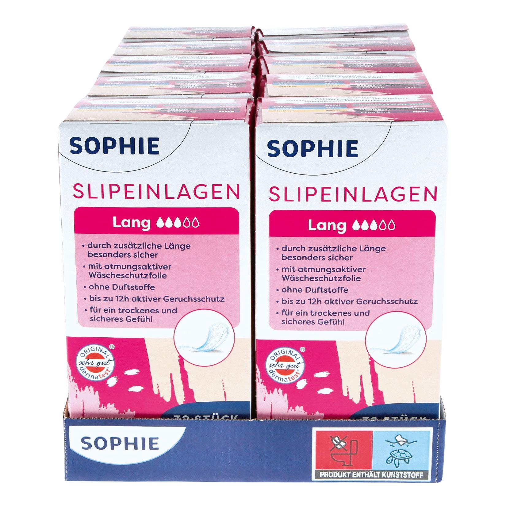 Sophie Slipeinlagen Lang 32 Stück, 10er Pack
