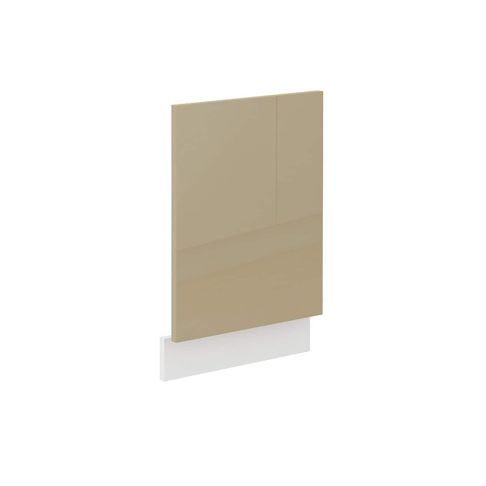 Küchen-Preisbombe Frontblende Geschirrspüler integriert 45 cm Cappuccino Hochglanz Küche Lara